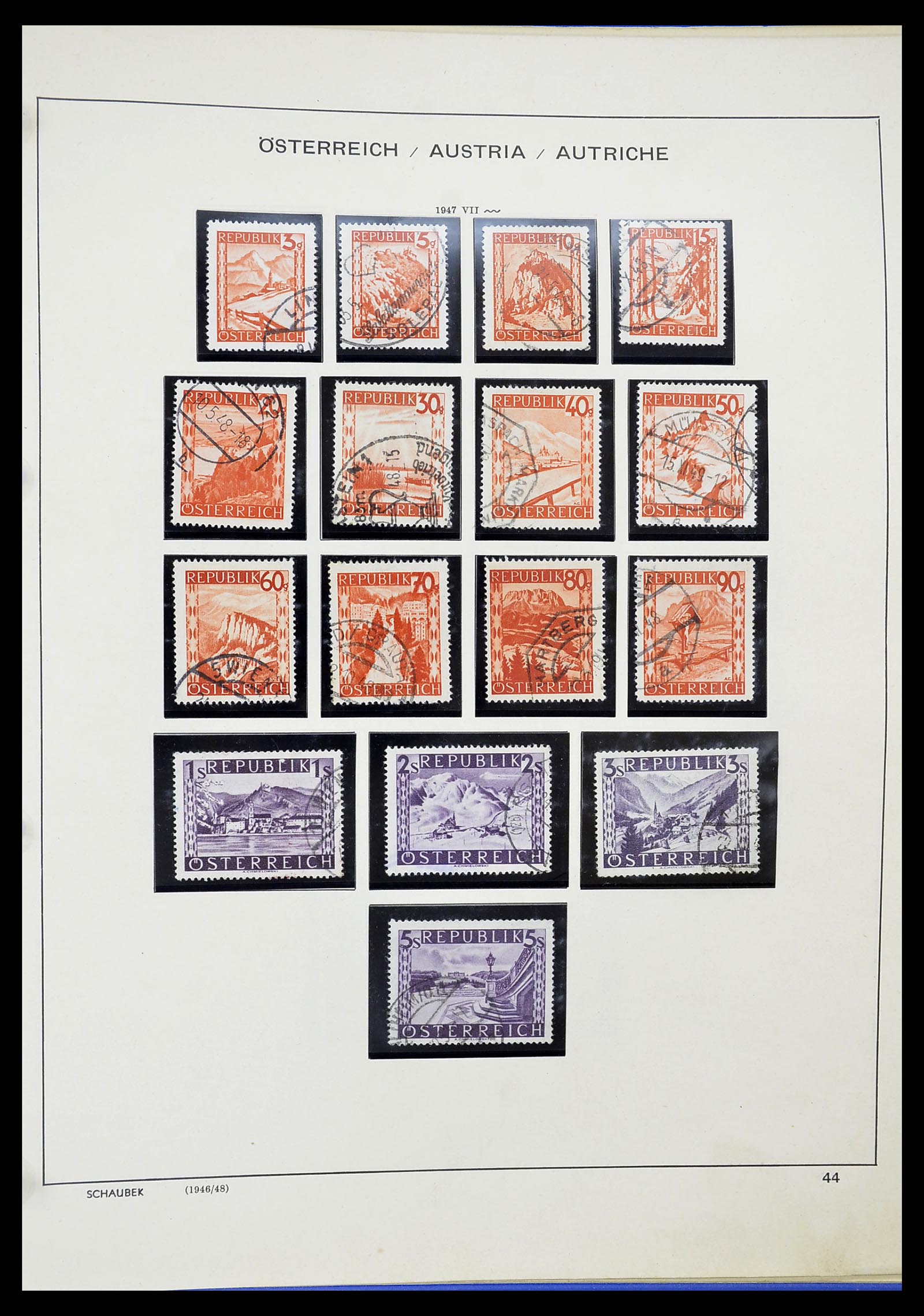 34625 057 - Postzegelverzameling 34625 Oostenrijk 1850-2015.