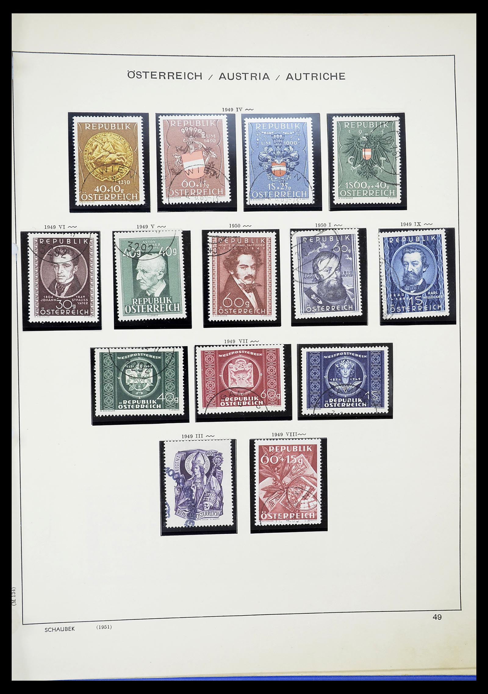 34625 062 - Stamp Collection 34625 Austria 1850-2015.