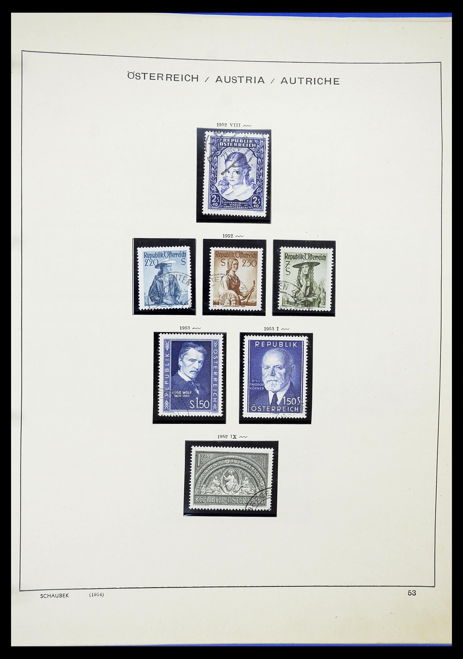 34625 068 - Stamp Collection 34625 Austria 1850-2015.
