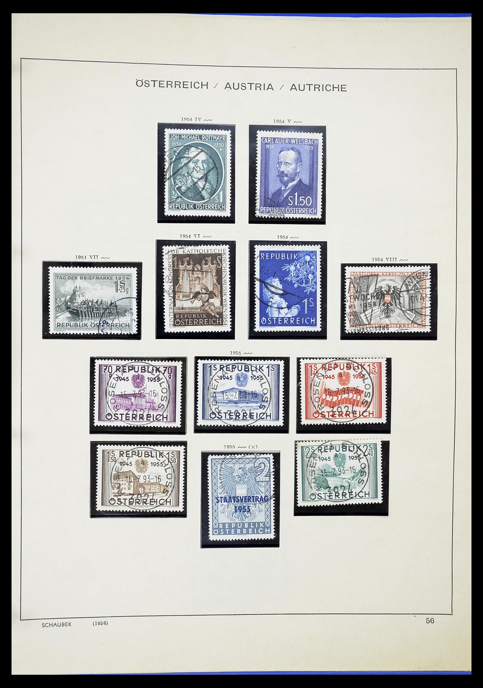 34625 071 - Stamp Collection 34625 Austria 1850-2015.