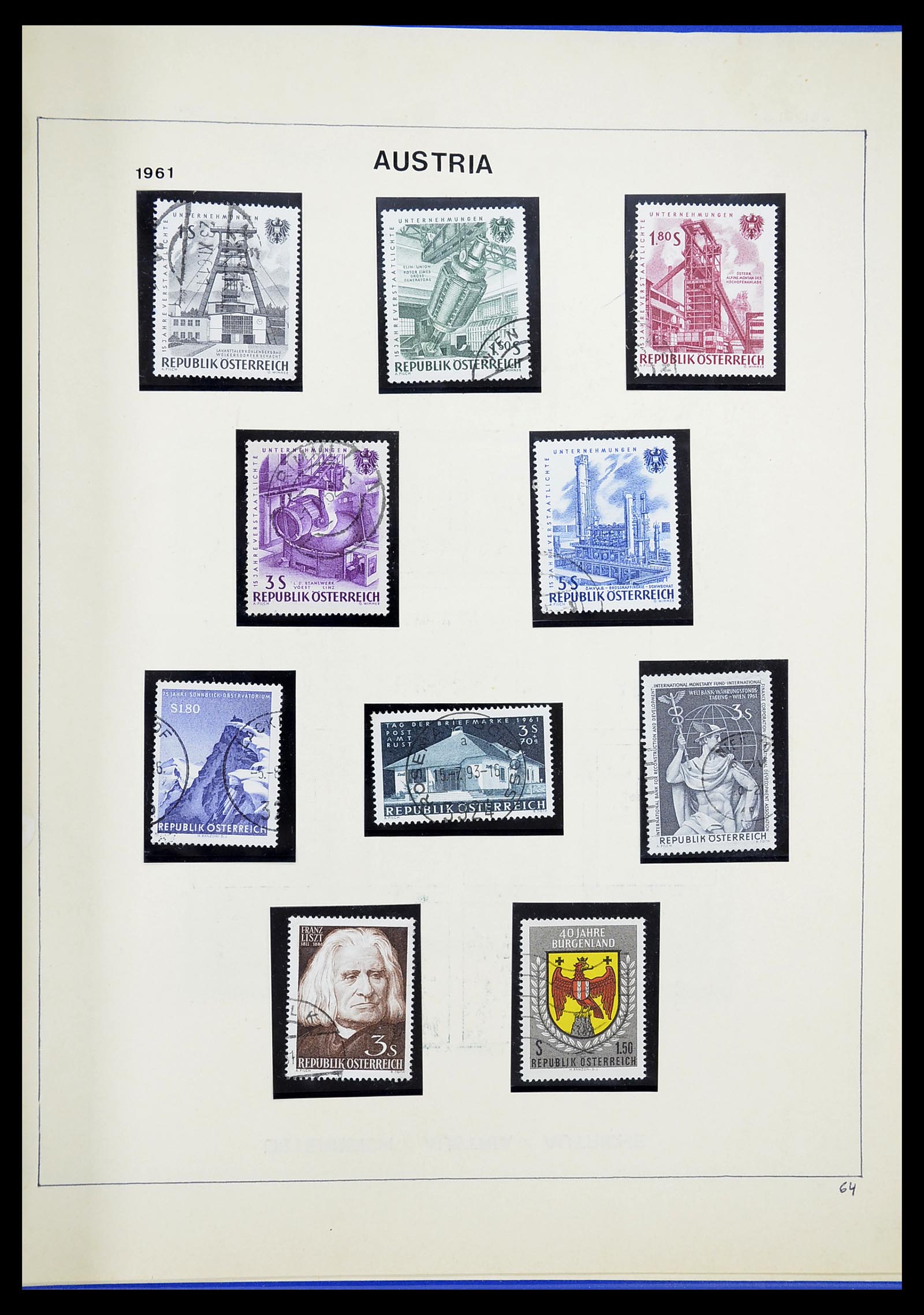 34625 080 - Postzegelverzameling 34625 Oostenrijk 1850-2015.