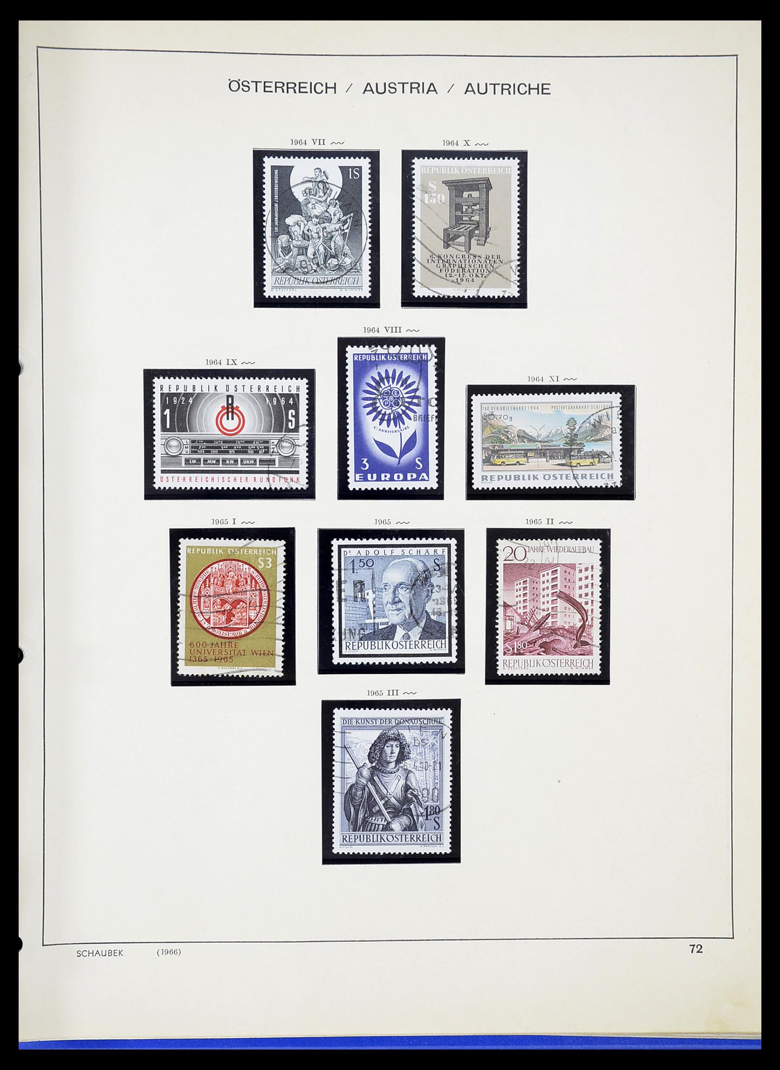 34625 089 - Stamp Collection 34625 Austria 1850-2015.