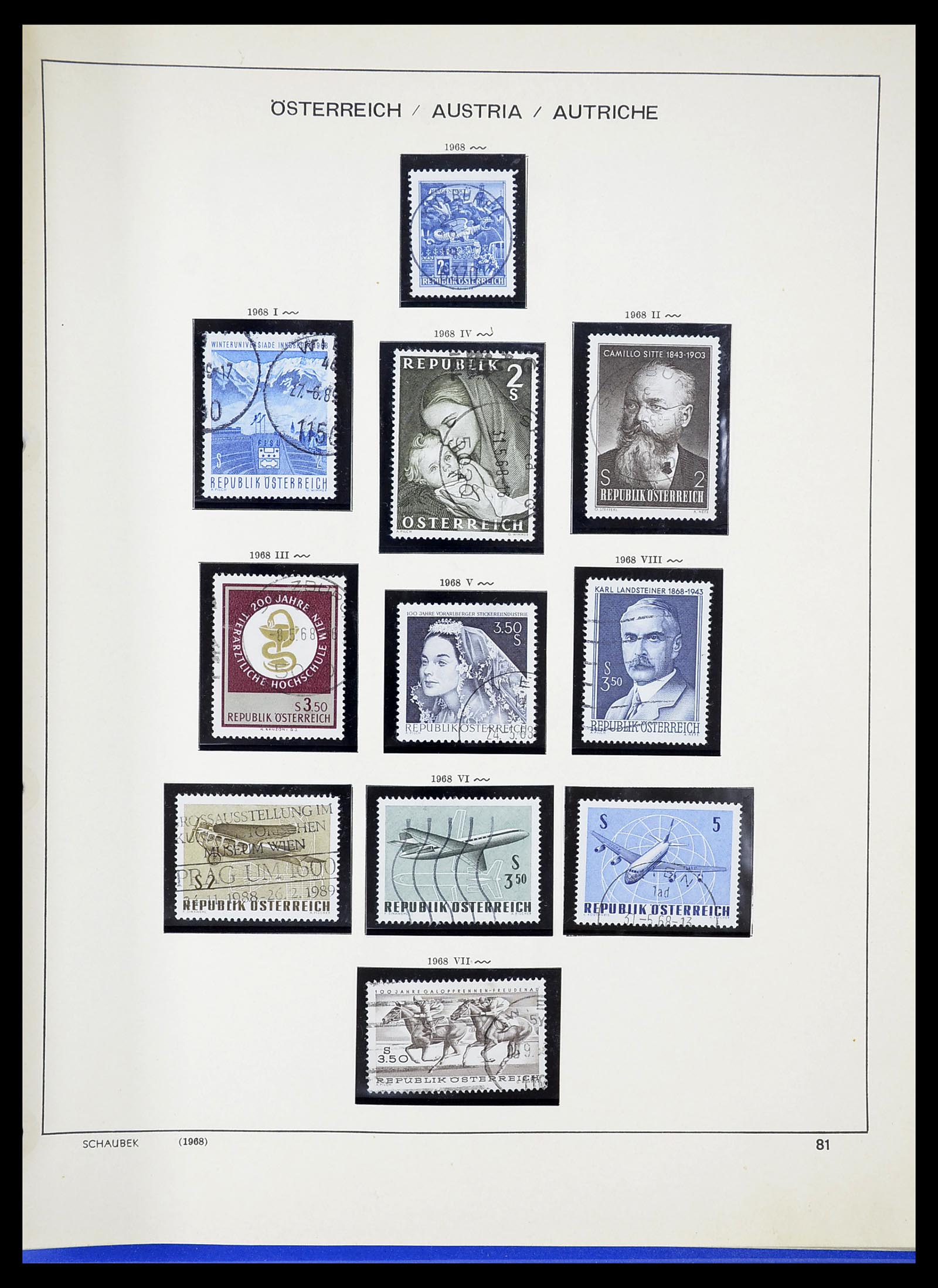 34625 098 - Stamp Collection 34625 Austria 1850-2015.