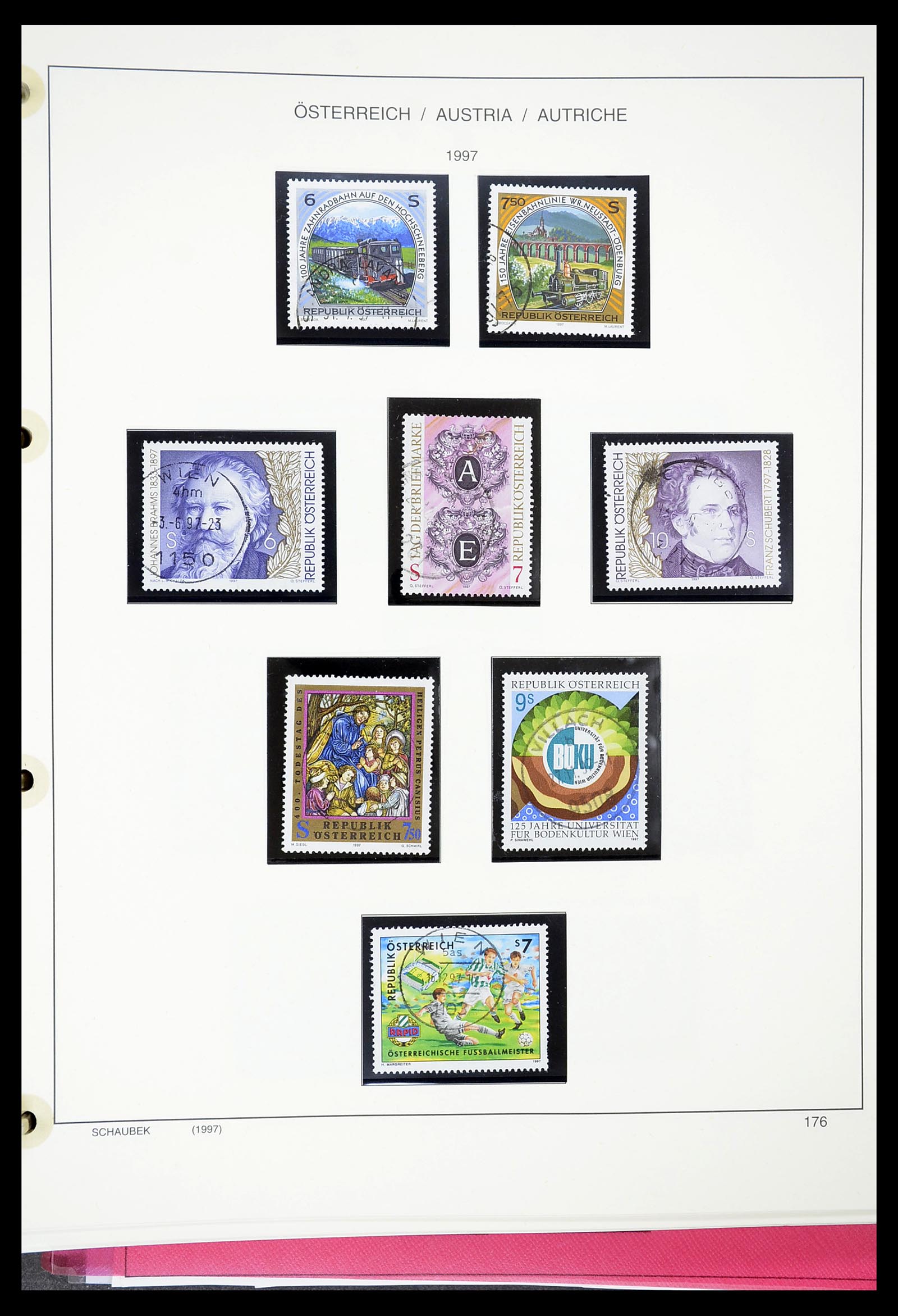 34625 214 - Stamp Collection 34625 Austria 1850-2015.