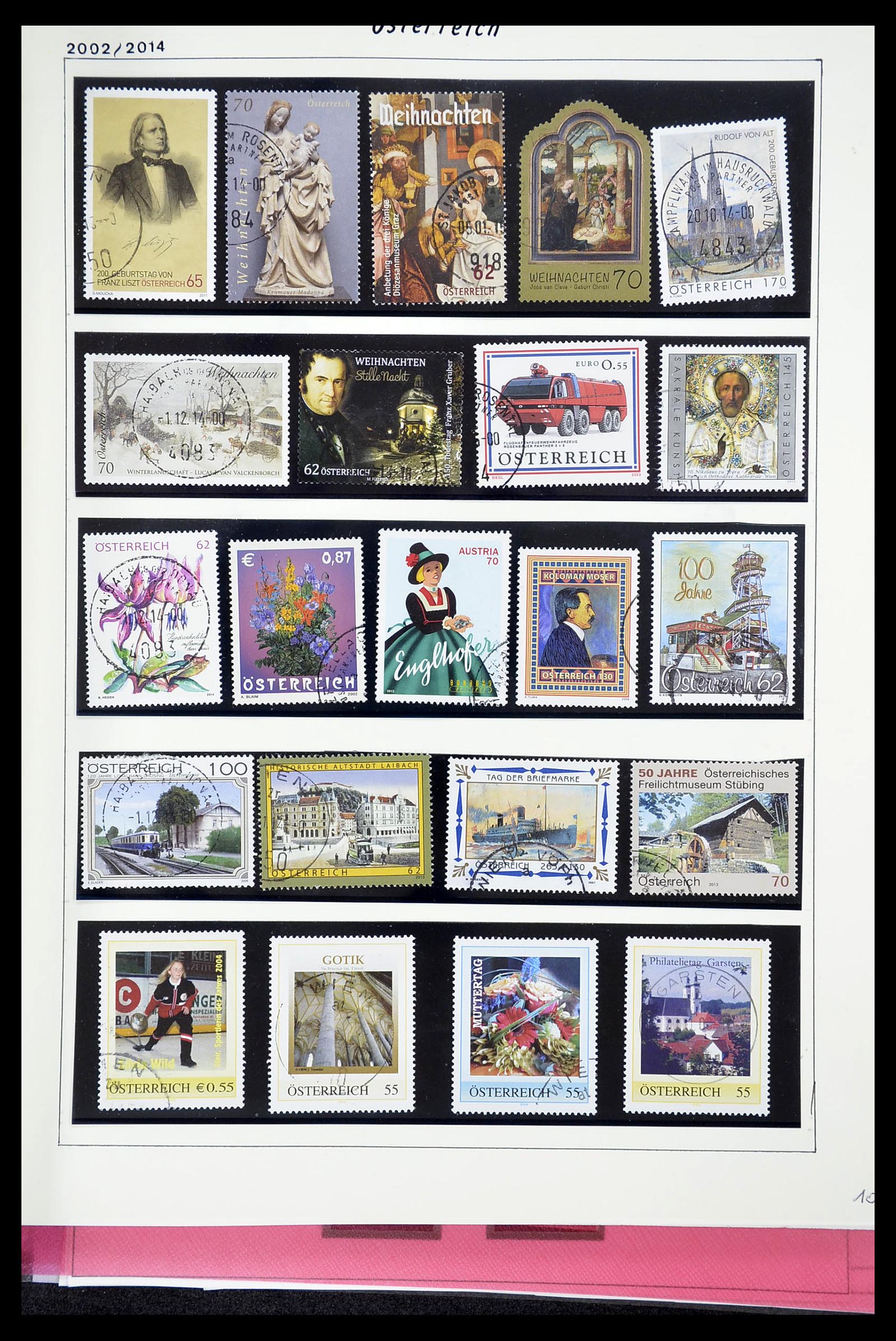 34625 244 - Postzegelverzameling 34625 Oostenrijk 1850-2015.