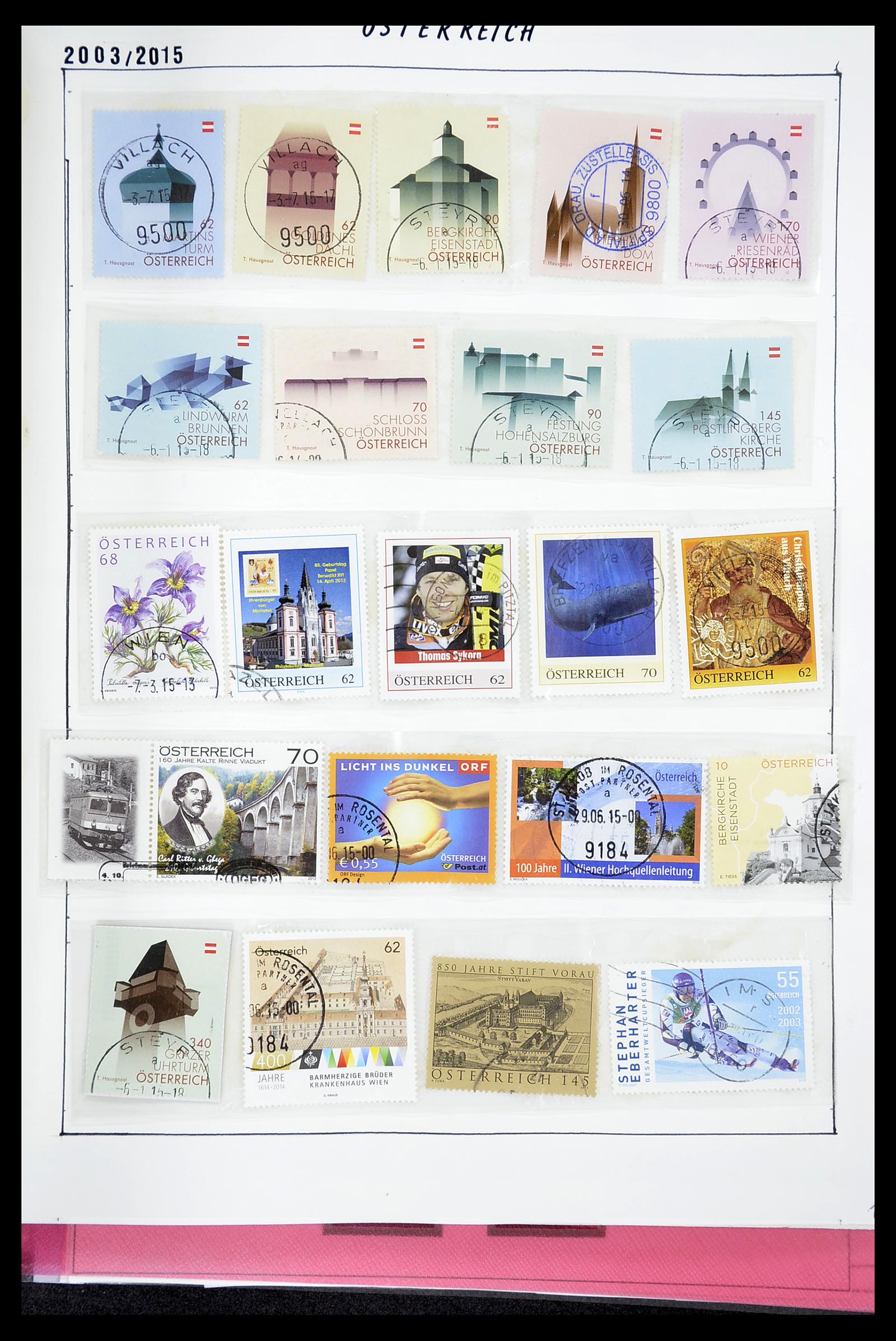 34625 246 - Stamp Collection 34625 Austria 1850-2015.