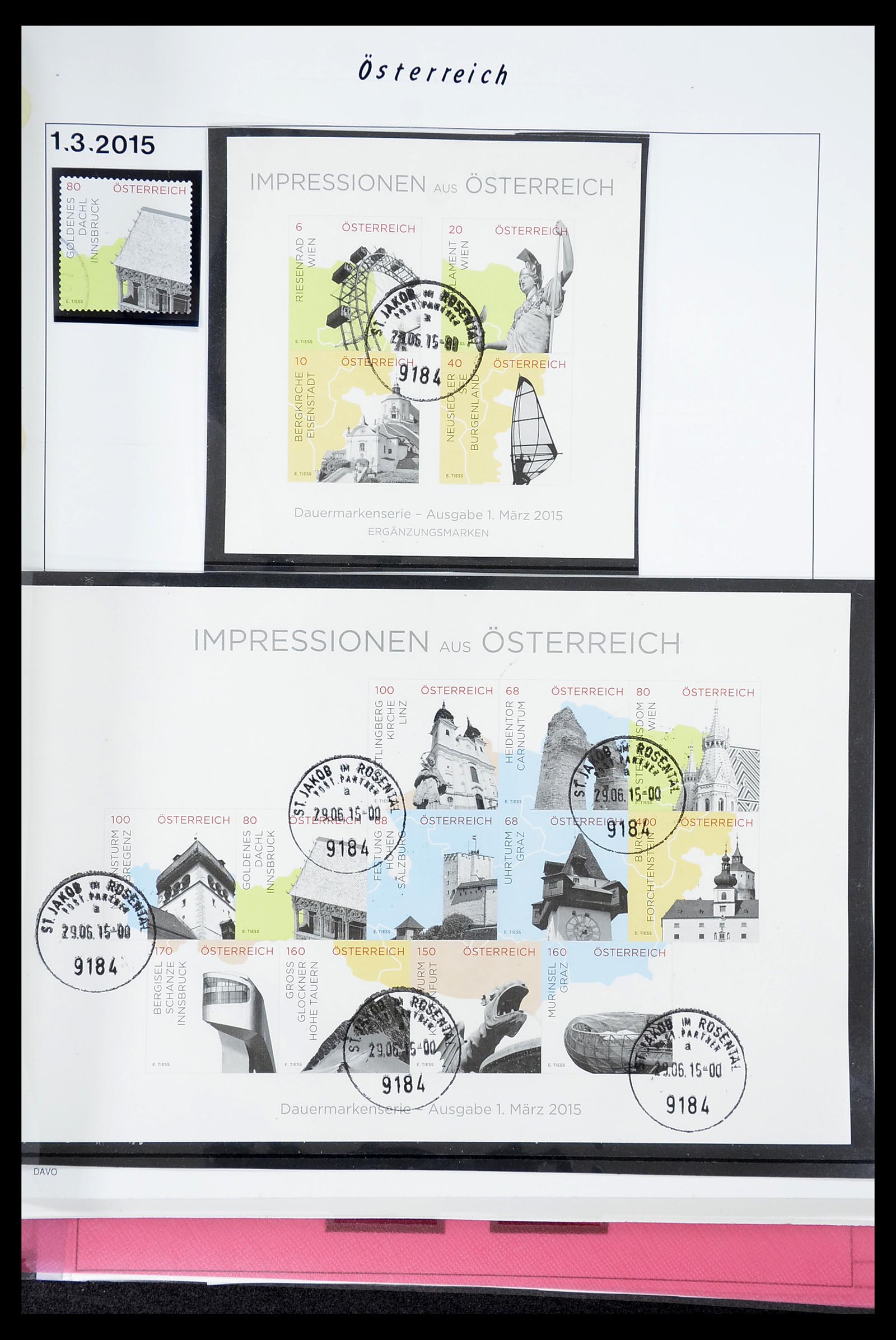 34625 247 - Postzegelverzameling 34625 Oostenrijk 1850-2015.