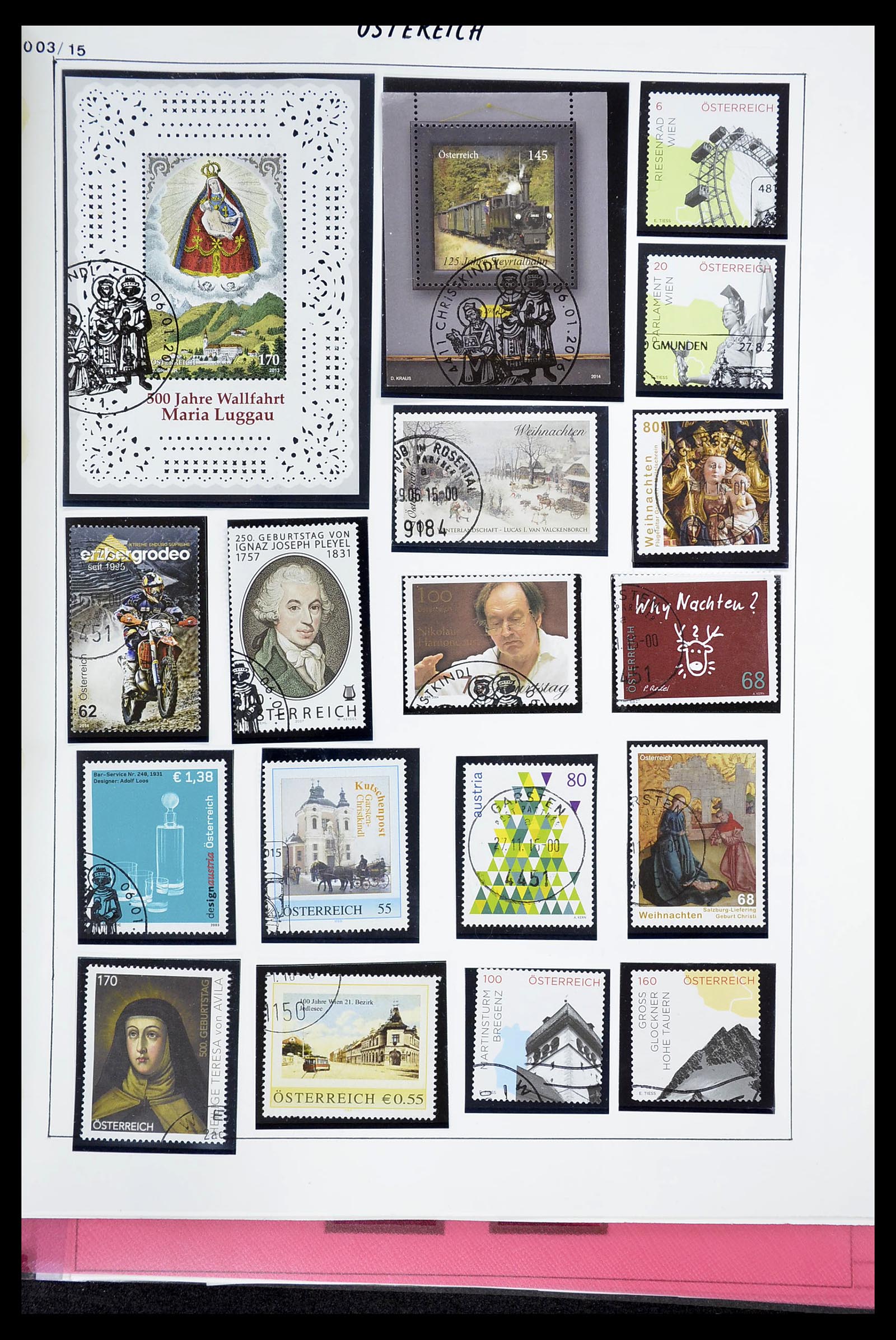 34625 248 - Postzegelverzameling 34625 Oostenrijk 1850-2015.