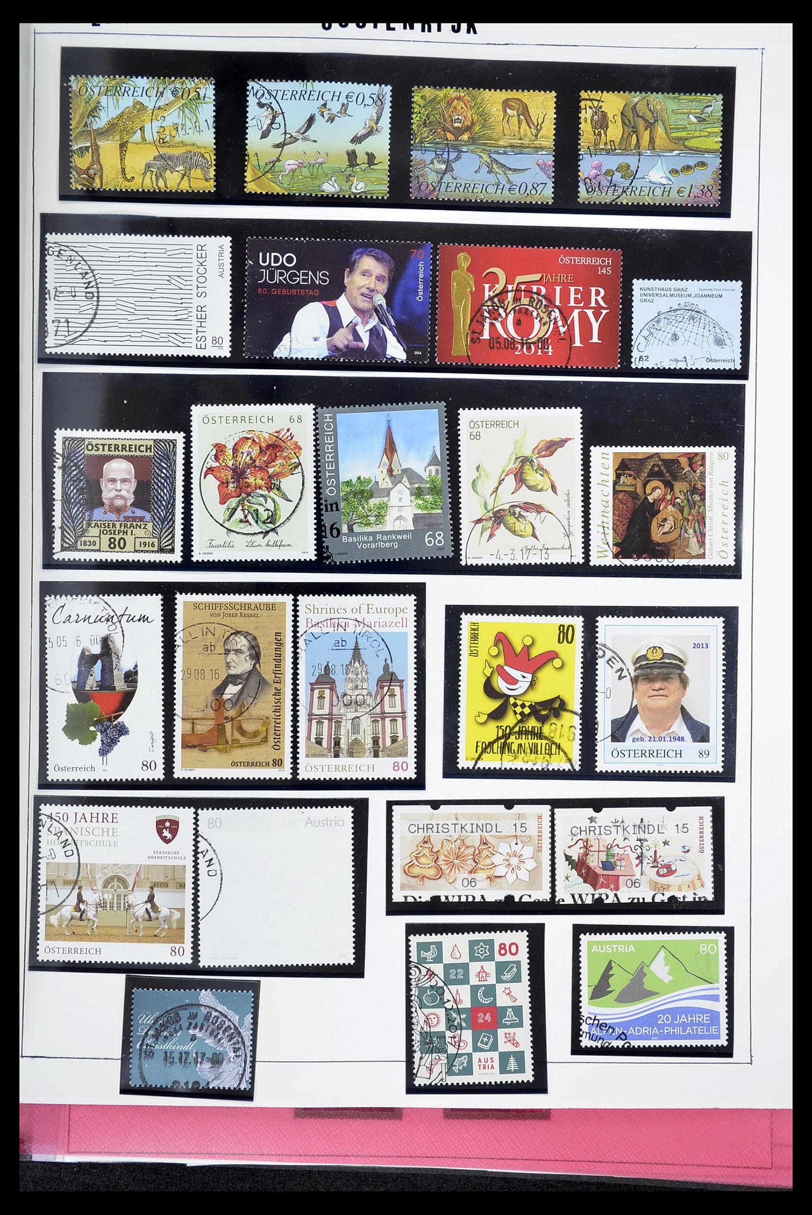 34625 249 - Postzegelverzameling 34625 Oostenrijk 1850-2015.