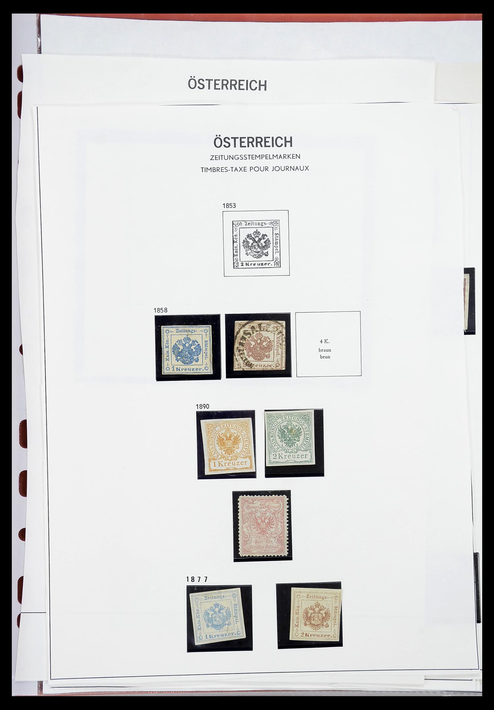 34625 250 - Postzegelverzameling 34625 Oostenrijk 1850-2015.