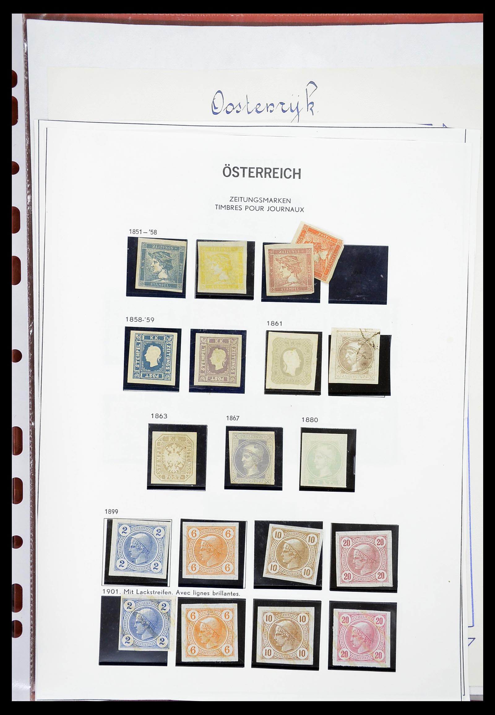 34625 254 - Postzegelverzameling 34625 Oostenrijk 1850-2015.