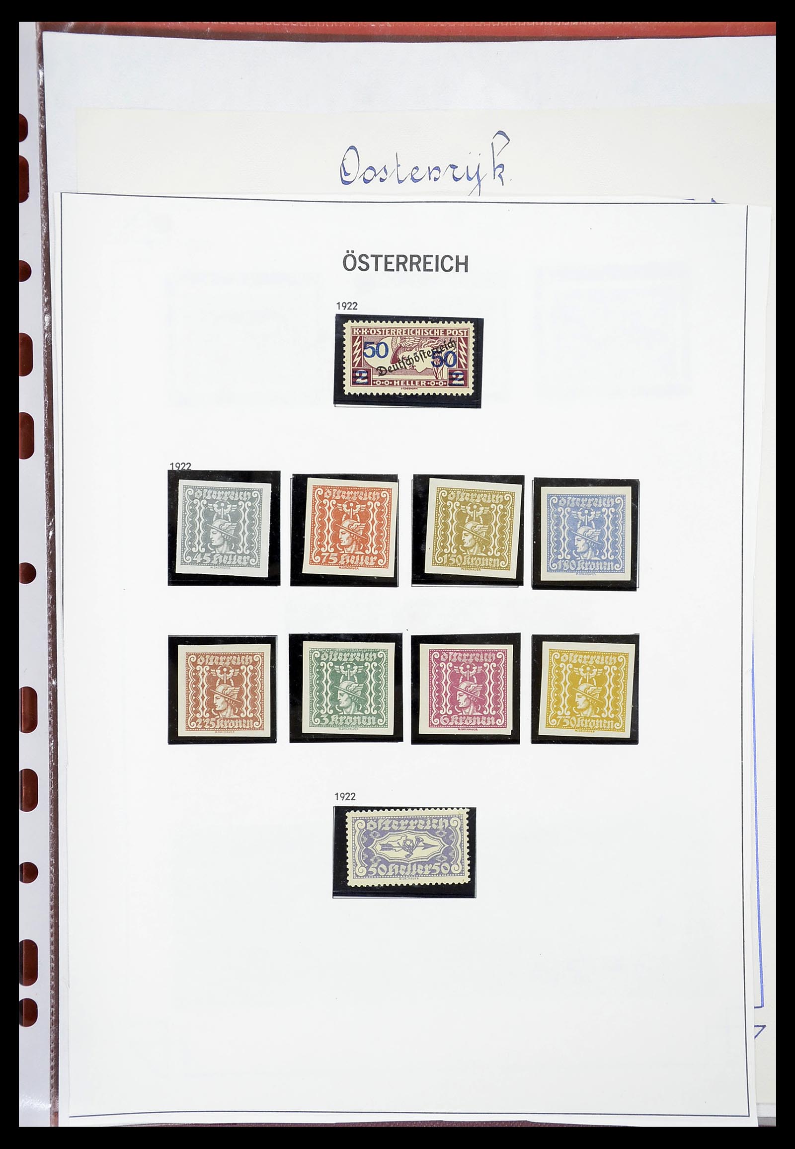 34625 255 - Stamp Collection 34625 Austria 1850-2015.