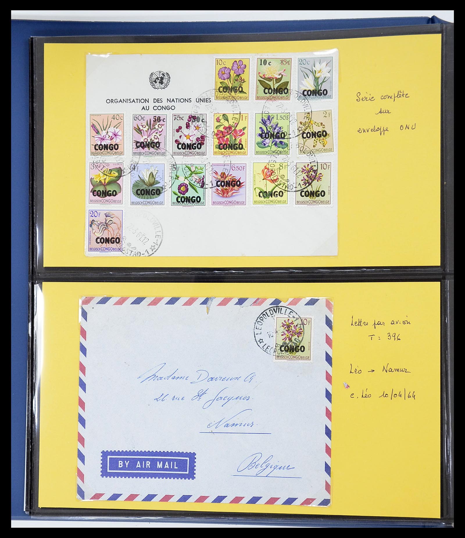 34626 009 - Postzegelverzameling 34626 Belgisch Congo 1960-1971.