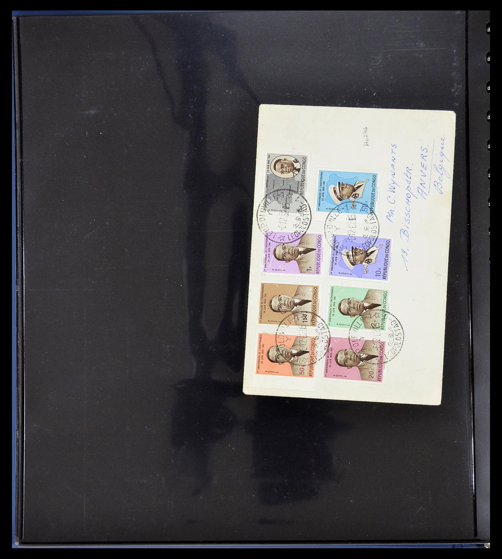 34626 021 - Postzegelverzameling 34626 Belgisch Congo 1960-1971.