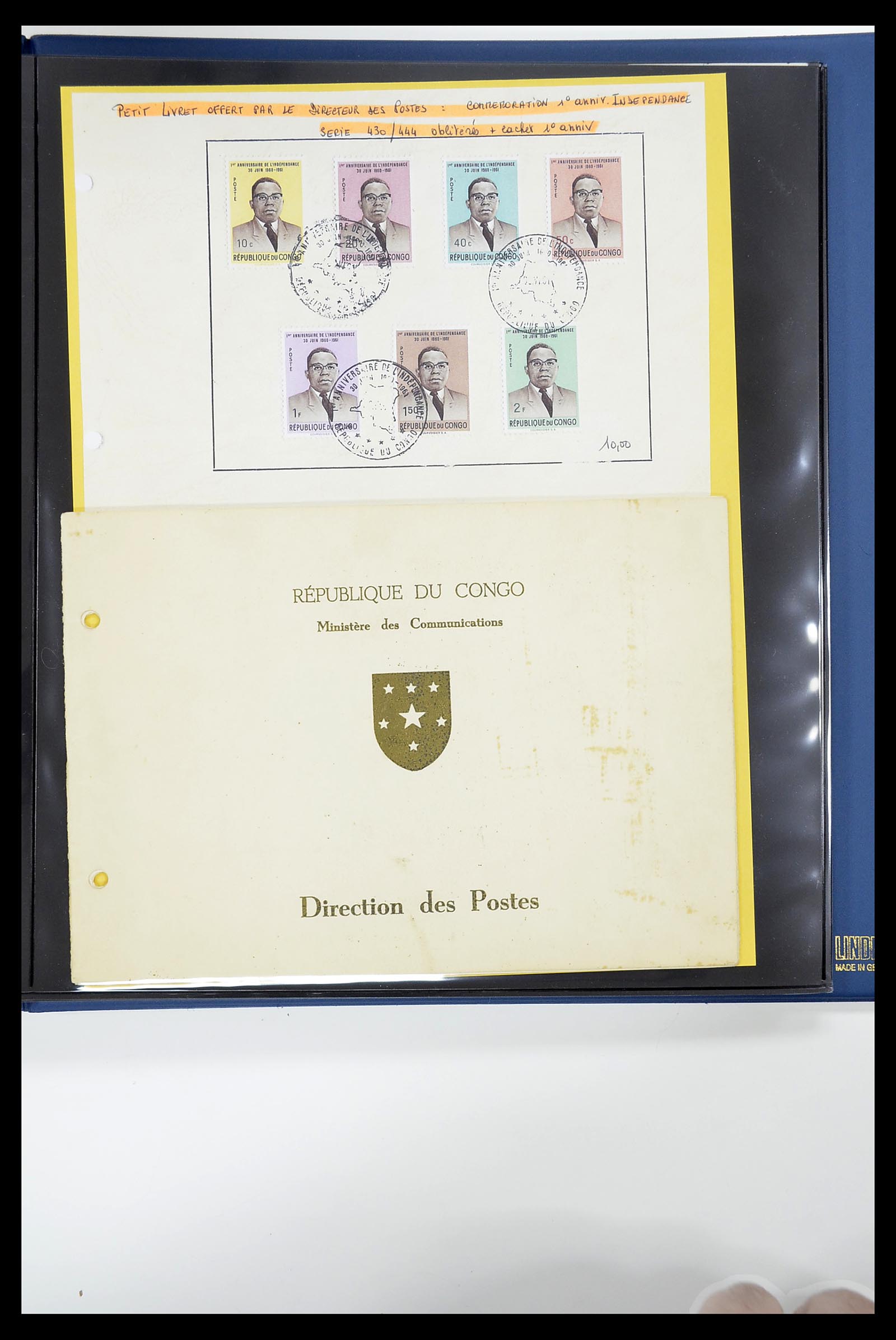 34626 030 - Postzegelverzameling 34626 Belgisch Congo 1960-1971.