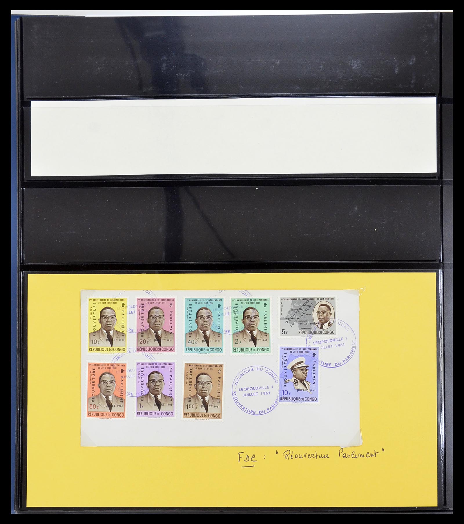34626 037 - Postzegelverzameling 34626 Belgisch Congo 1960-1971.