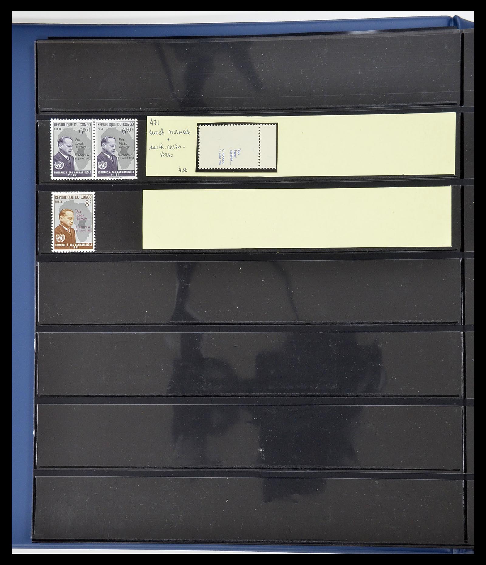 34626 052 - Postzegelverzameling 34626 Belgisch Congo 1960-1971.