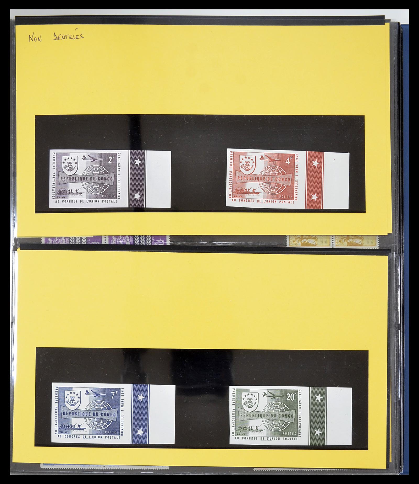 34626 054 - Postzegelverzameling 34626 Belgisch Congo 1960-1971.