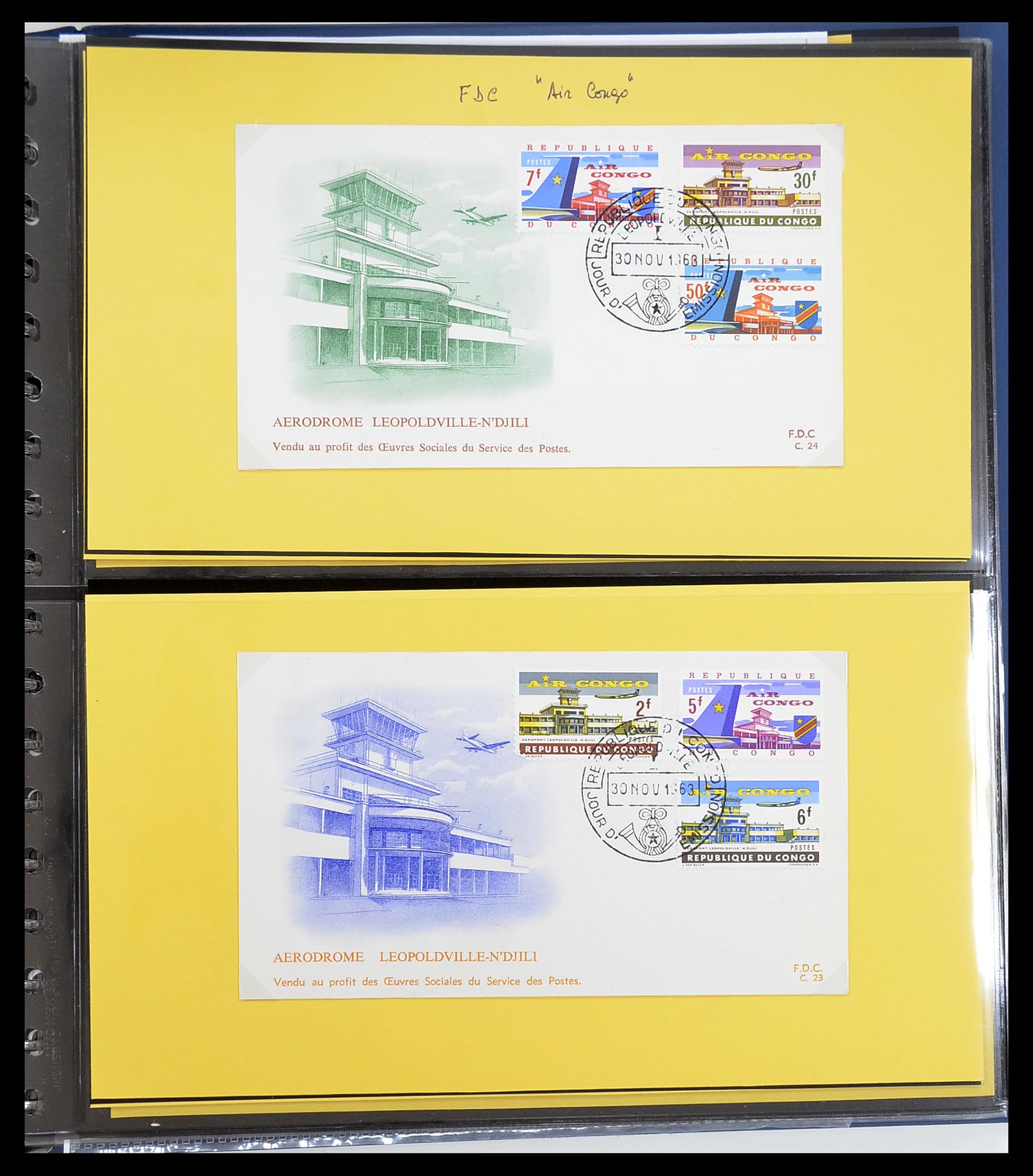 34626 089 - Postzegelverzameling 34626 Belgisch Congo 1960-1971.