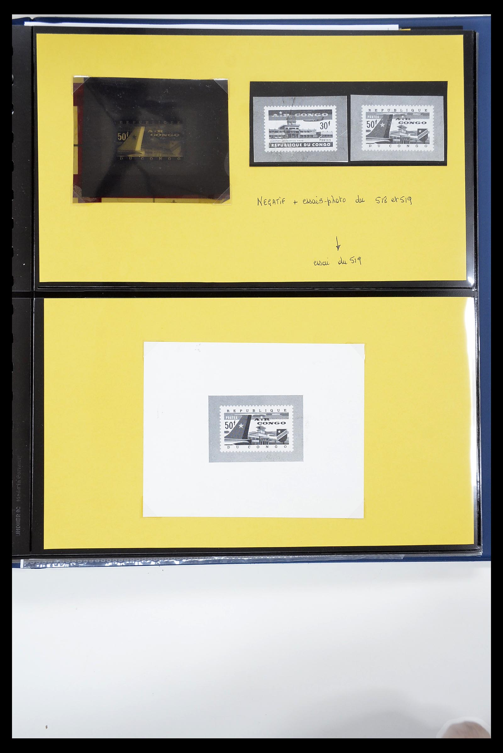 34626 091 - Postzegelverzameling 34626 Belgisch Congo 1960-1971.