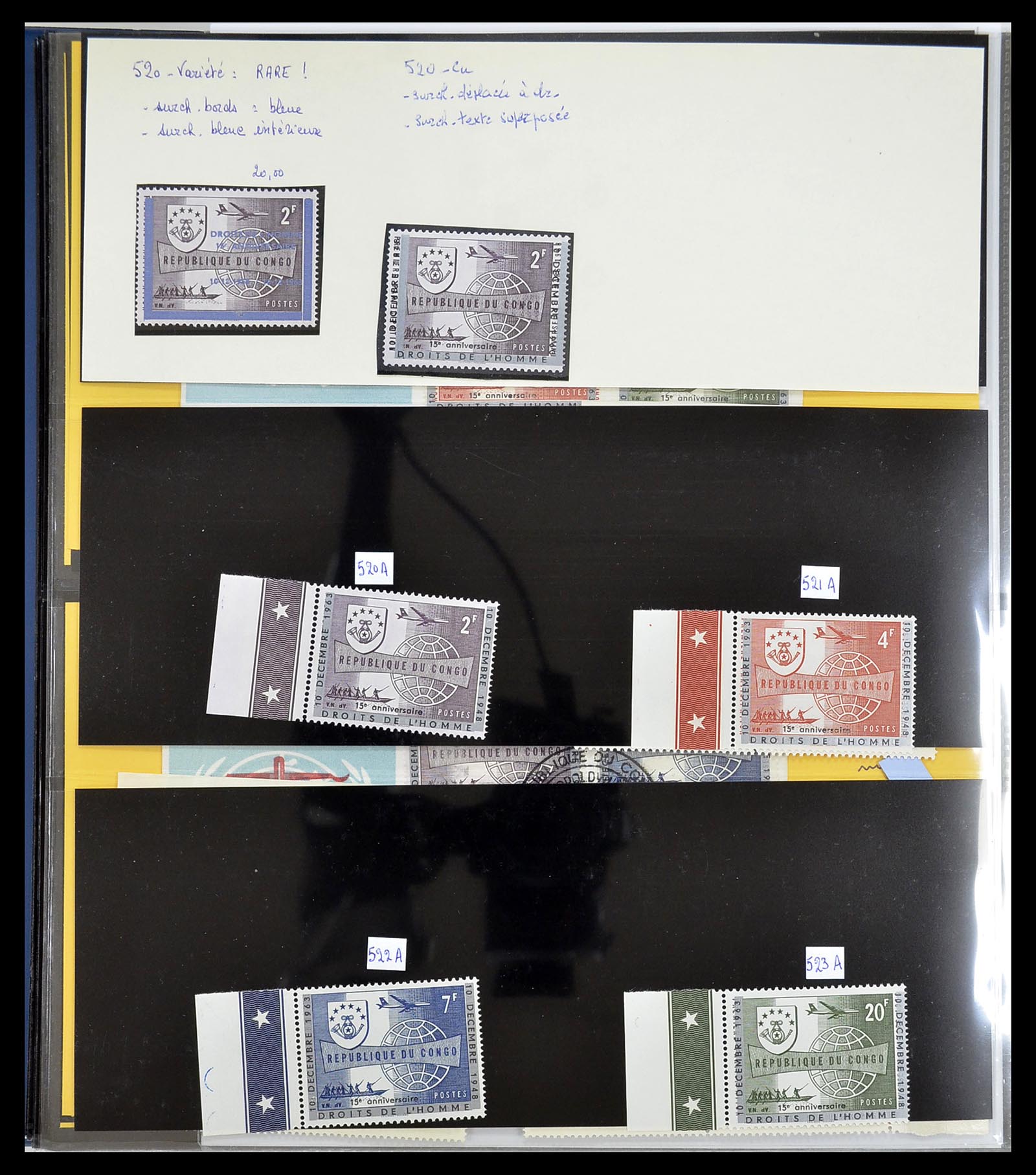 34626 097 - Postzegelverzameling 34626 Belgisch Congo 1960-1971.