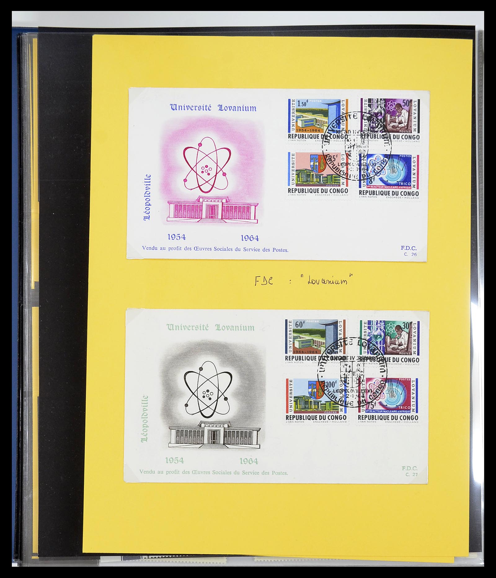 34626 099 - Postzegelverzameling 34626 Belgisch Congo 1960-1971.