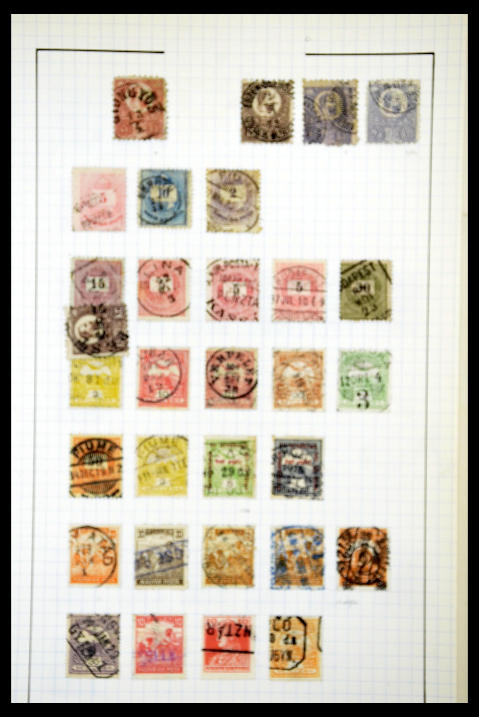 34627 017 - Postzegelverzameling 34627 Hongarije 1871-1950.