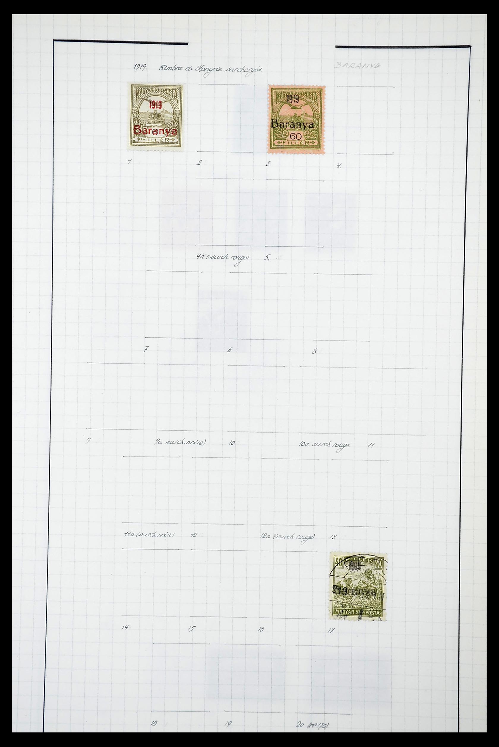 34627 022 - Postzegelverzameling 34627 Hongarije 1871-1950.