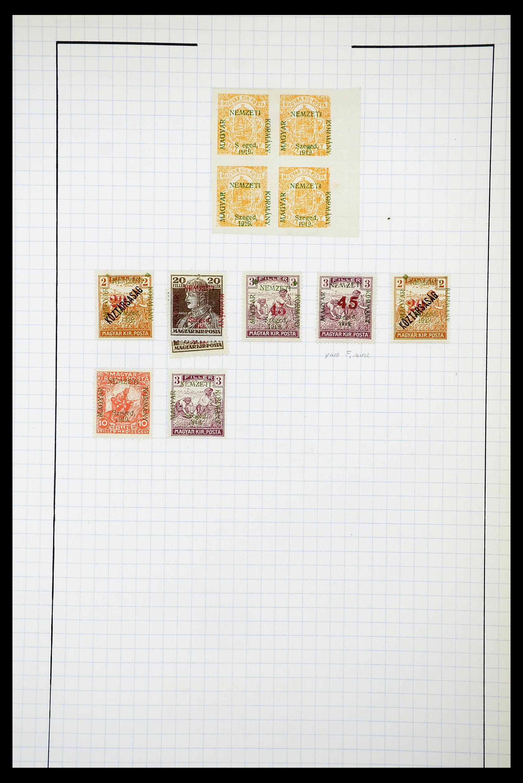 34627 025 - Postzegelverzameling 34627 Hongarije 1871-1950.