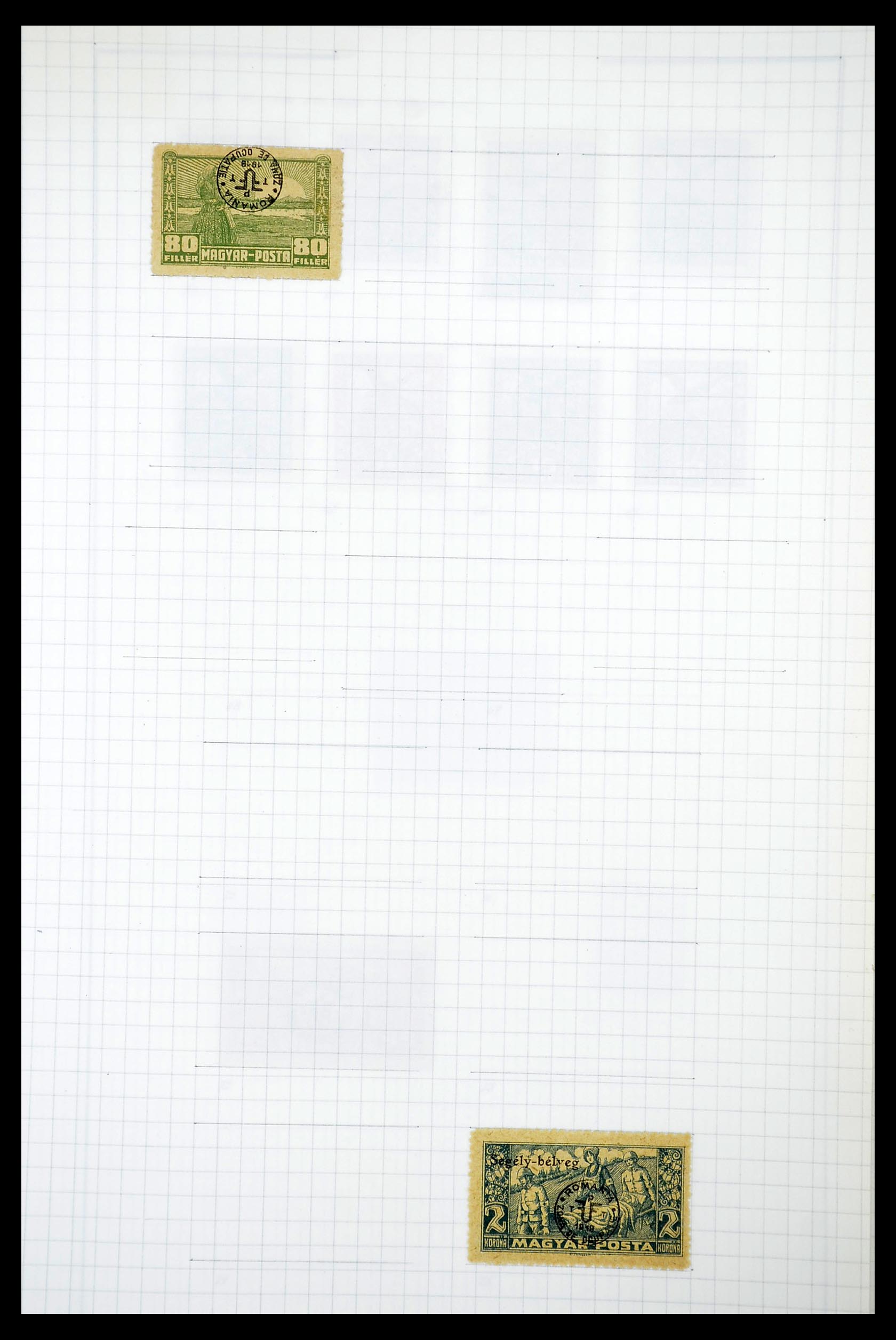 34627 028 - Postzegelverzameling 34627 Hongarije 1871-1950.