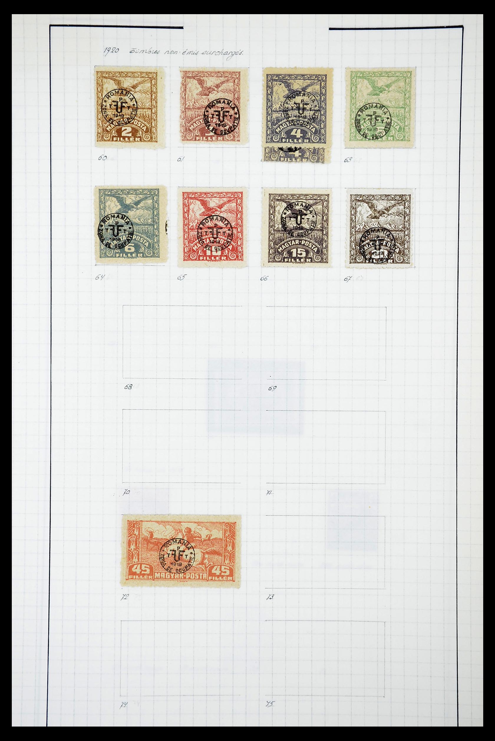 34627 029 - Postzegelverzameling 34627 Hongarije 1871-1950.