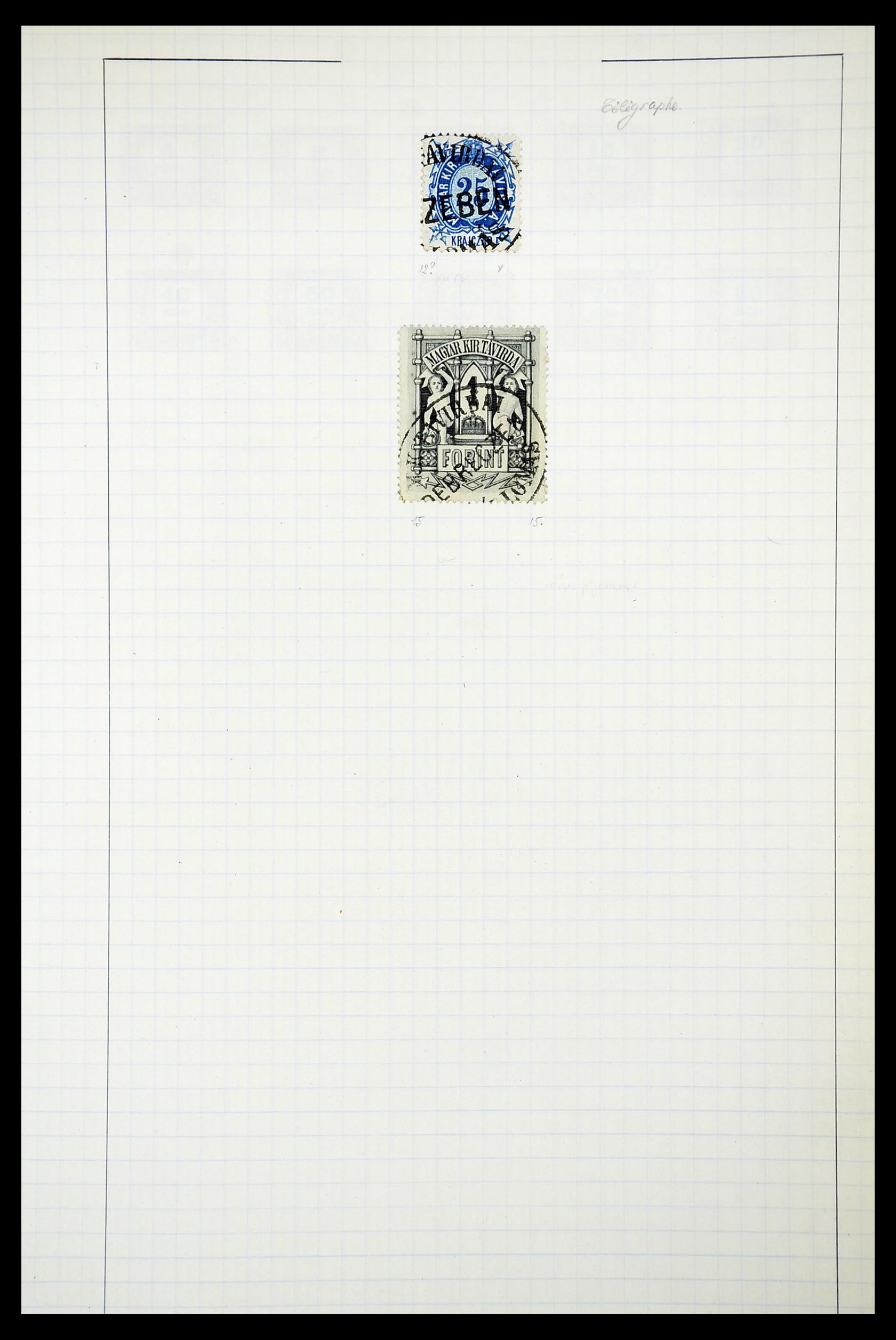 34627 032 - Postzegelverzameling 34627 Hongarije 1871-1950.