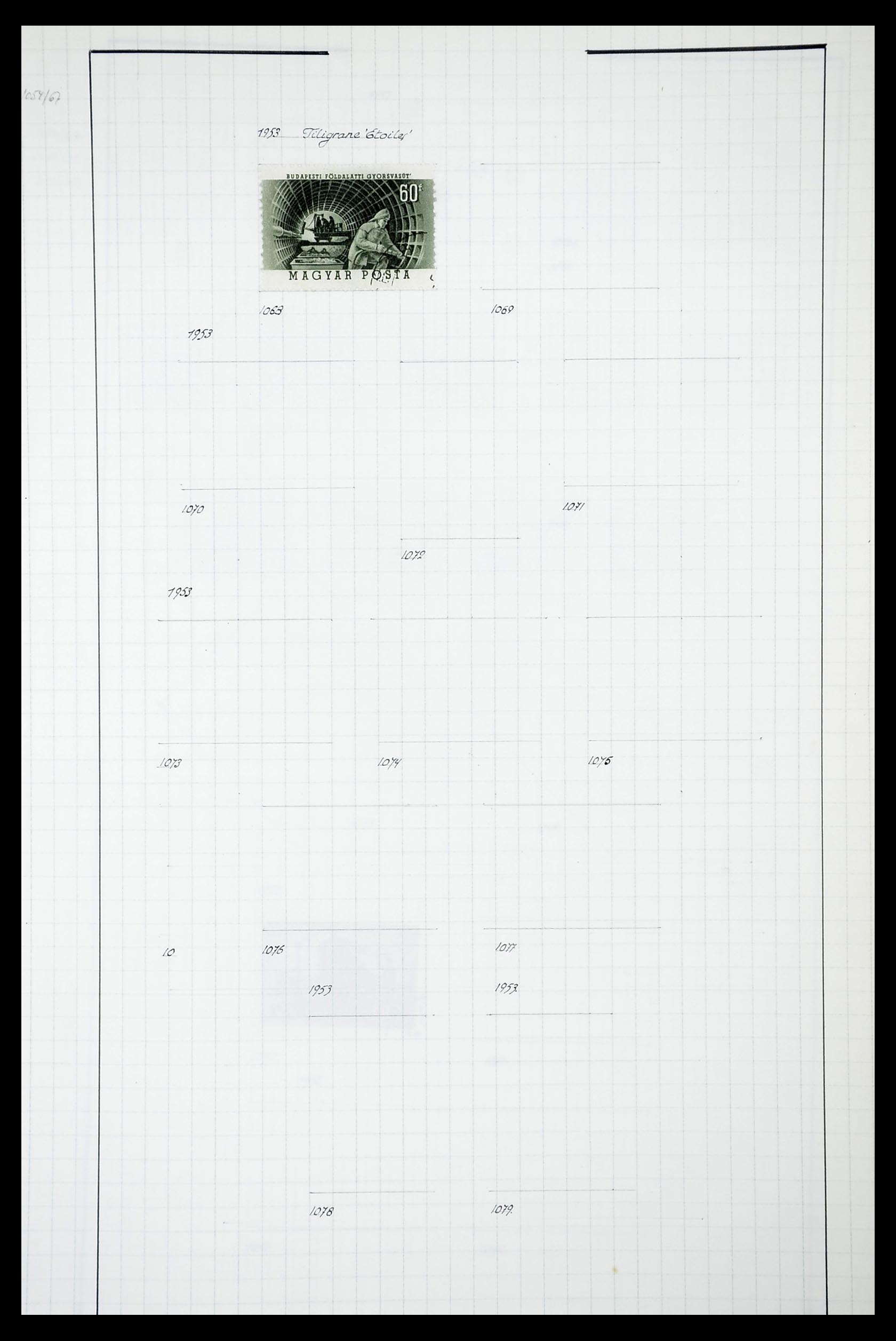 34627 049 - Postzegelverzameling 34627 Hongarije 1871-1950.