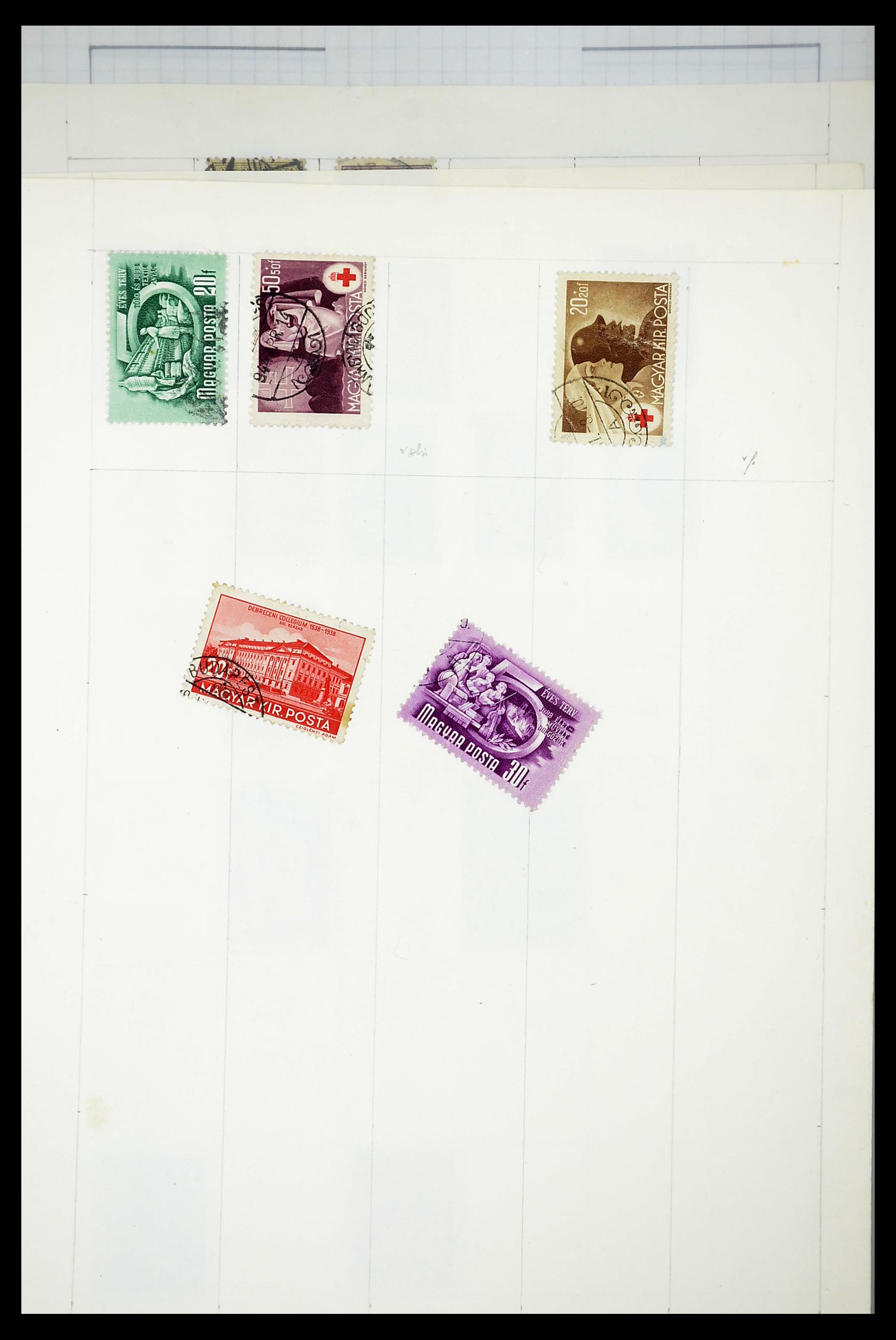 34627 061 - Postzegelverzameling 34627 Hongarije 1871-1950.