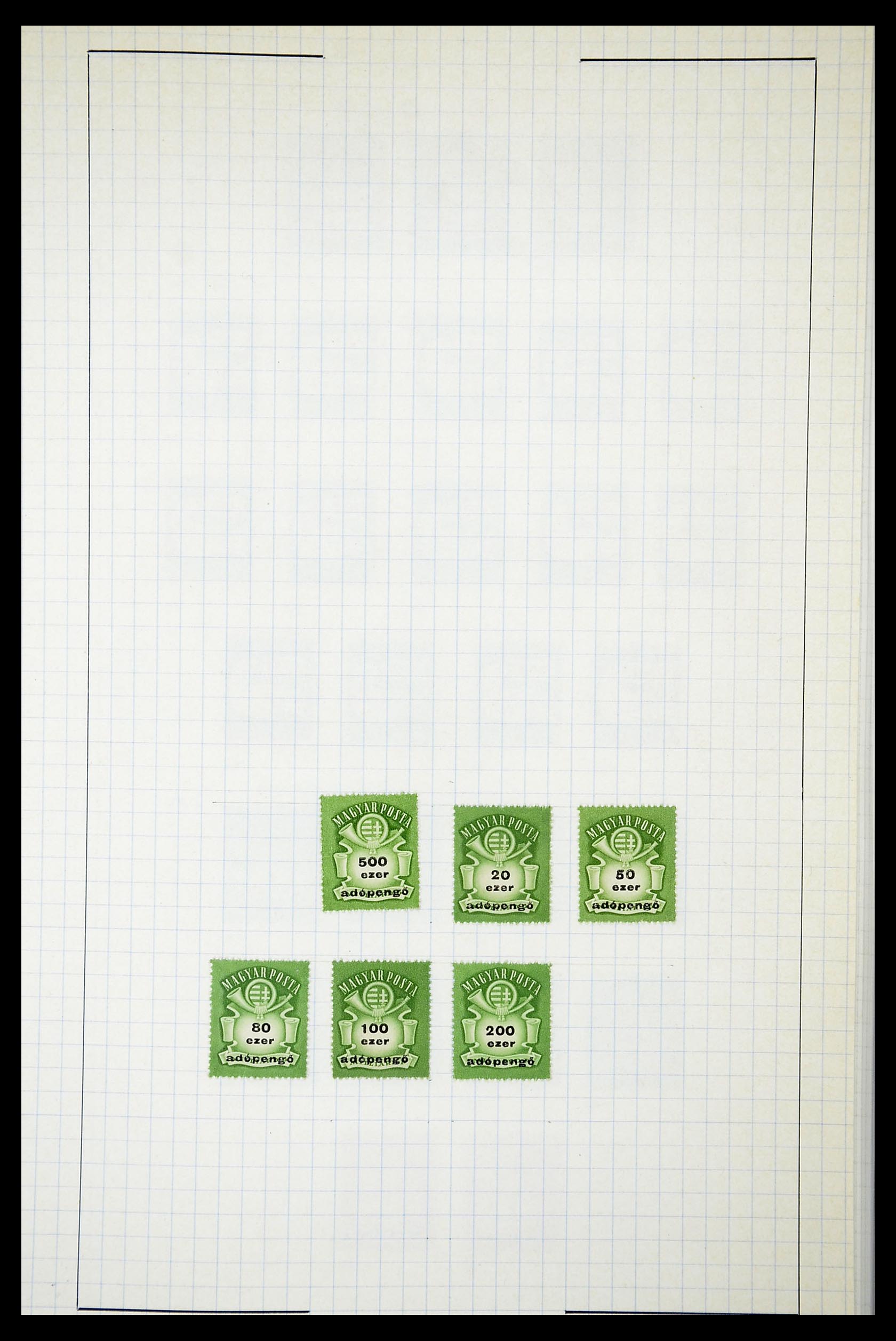 34627 069 - Postzegelverzameling 34627 Hongarije 1871-1950.