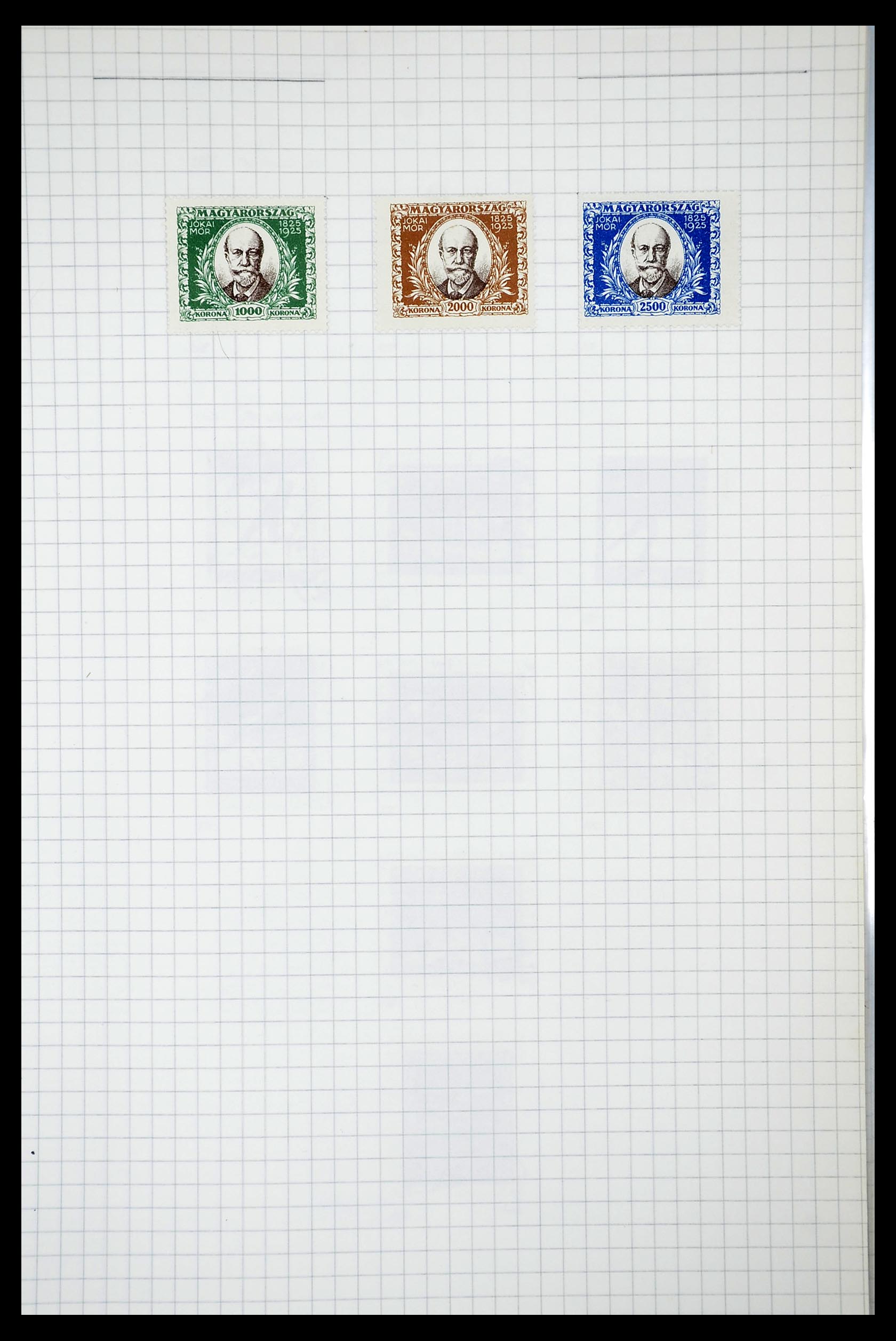34627 097 - Postzegelverzameling 34627 Hongarije 1871-1950.