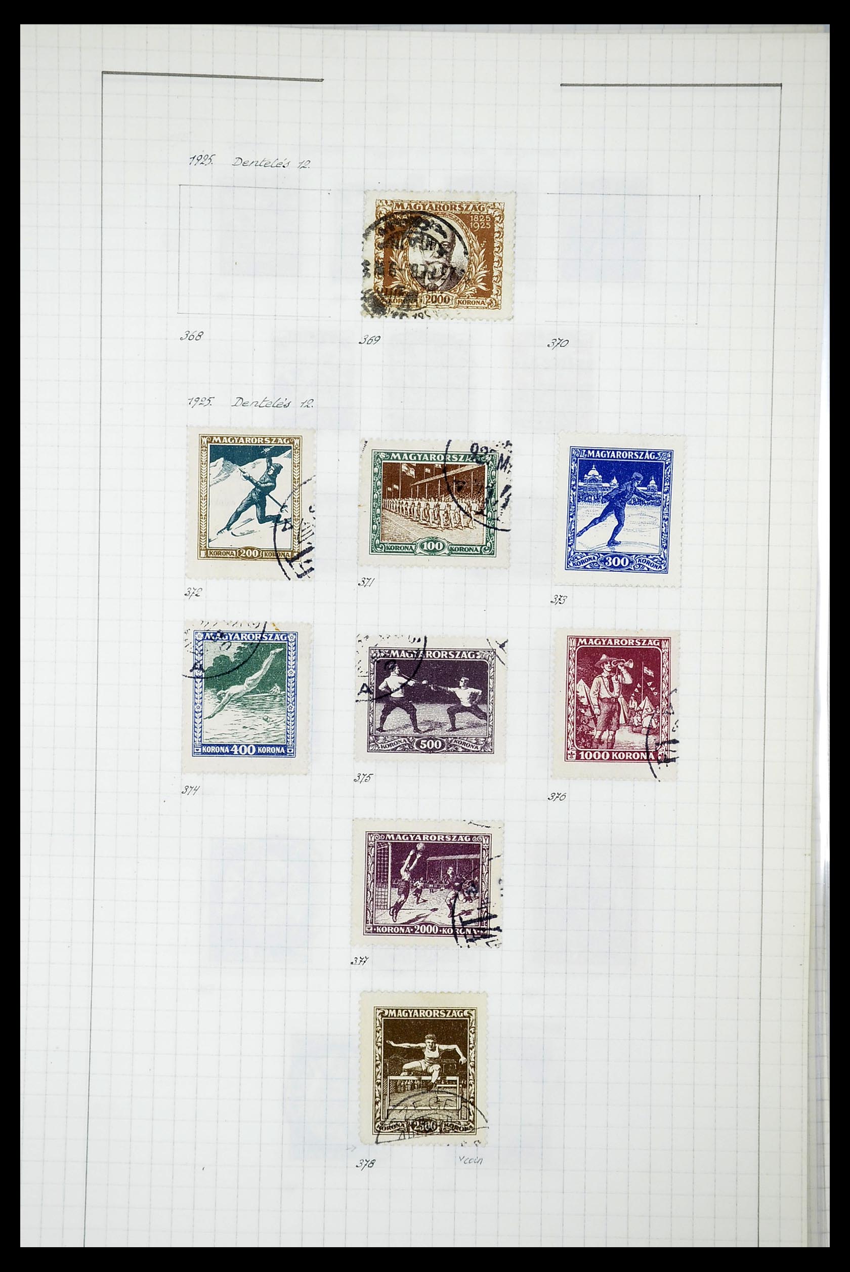34627 098 - Postzegelverzameling 34627 Hongarije 1871-1950.