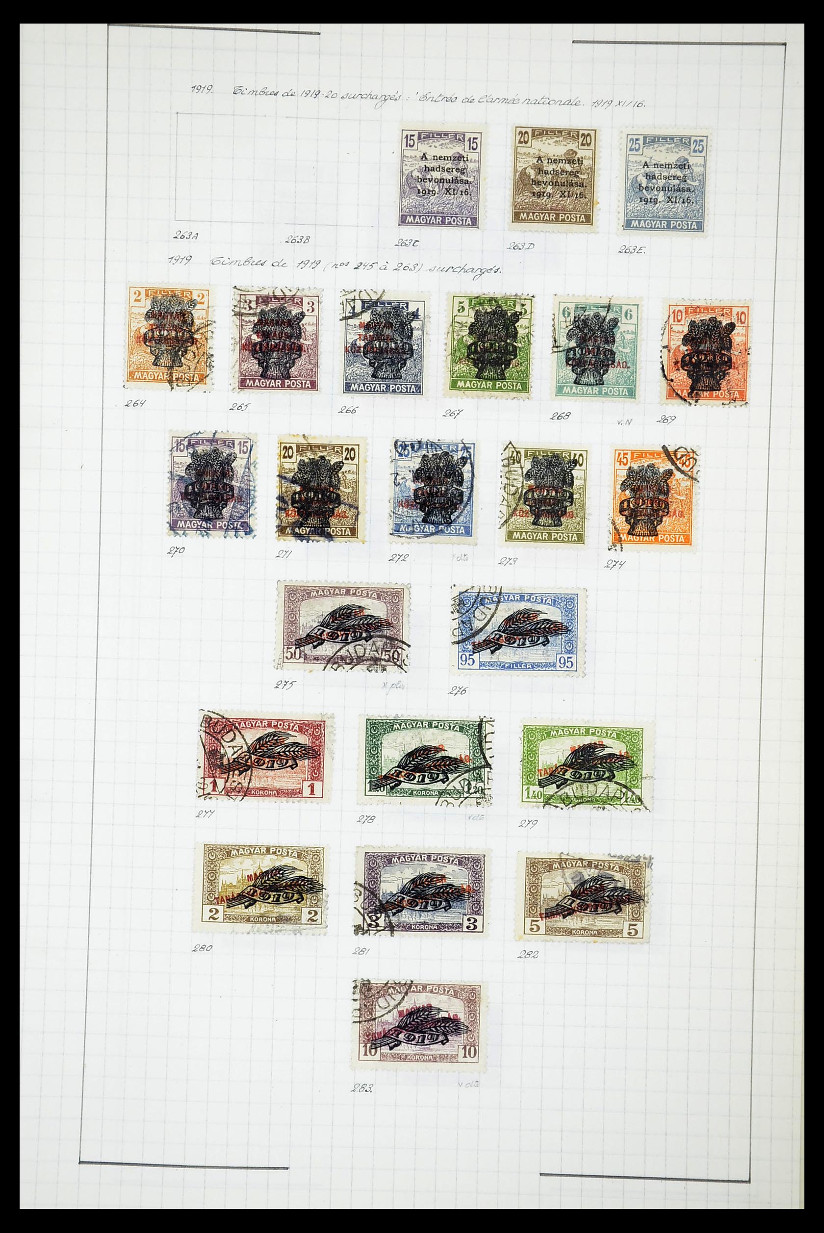 34627 108 - Postzegelverzameling 34627 Hongarije 1871-1950.