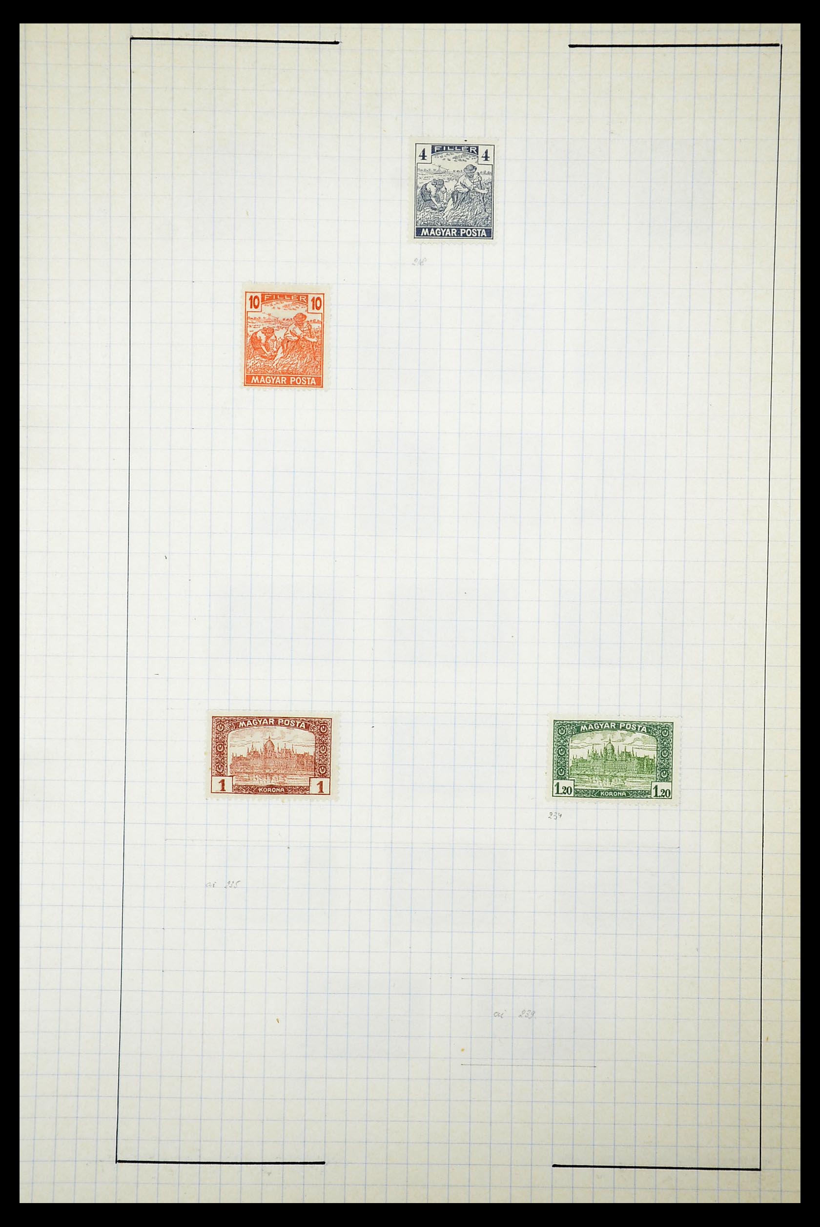 34627 111 - Postzegelverzameling 34627 Hongarije 1871-1950.