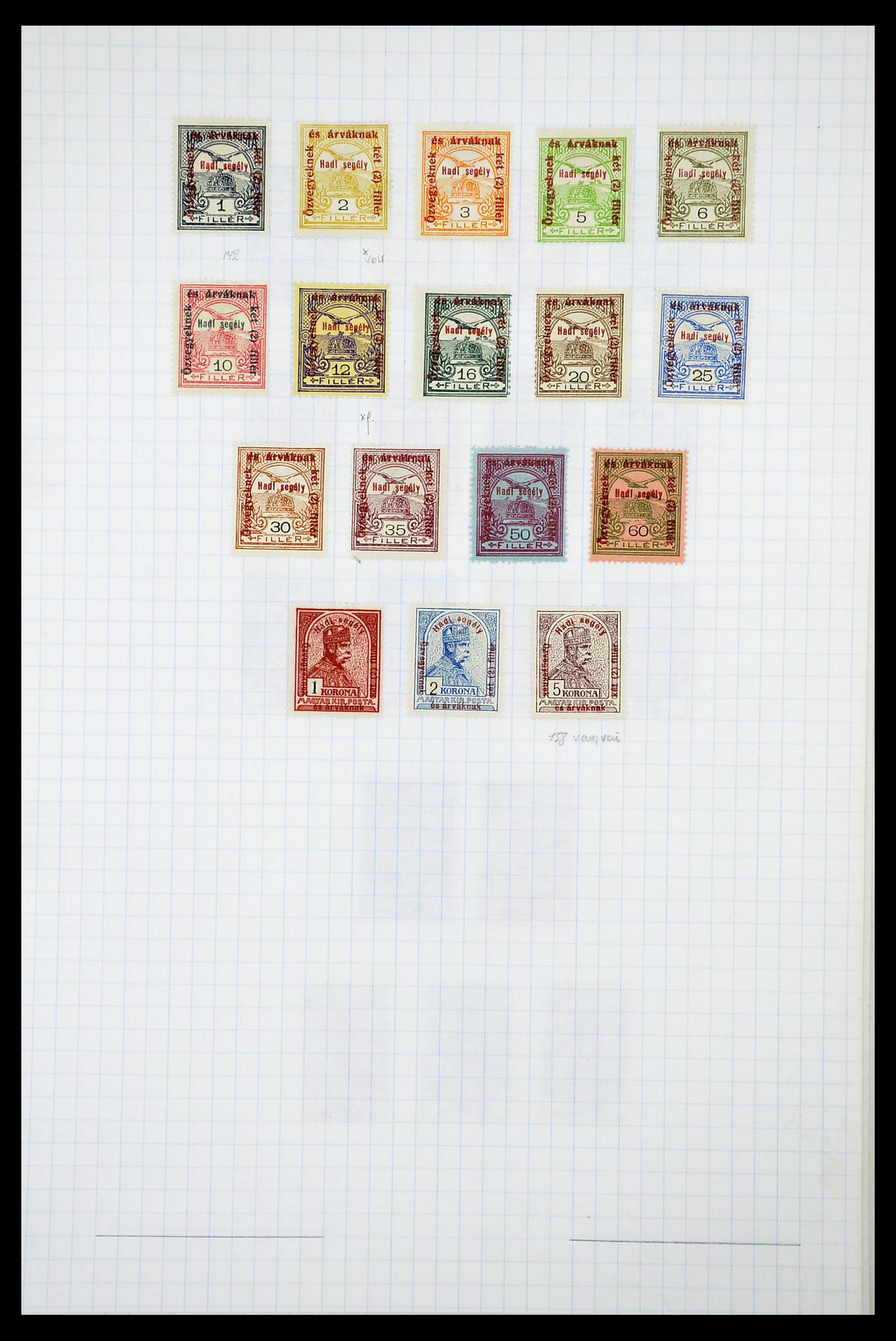 34627 118 - Postzegelverzameling 34627 Hongarije 1871-1950.