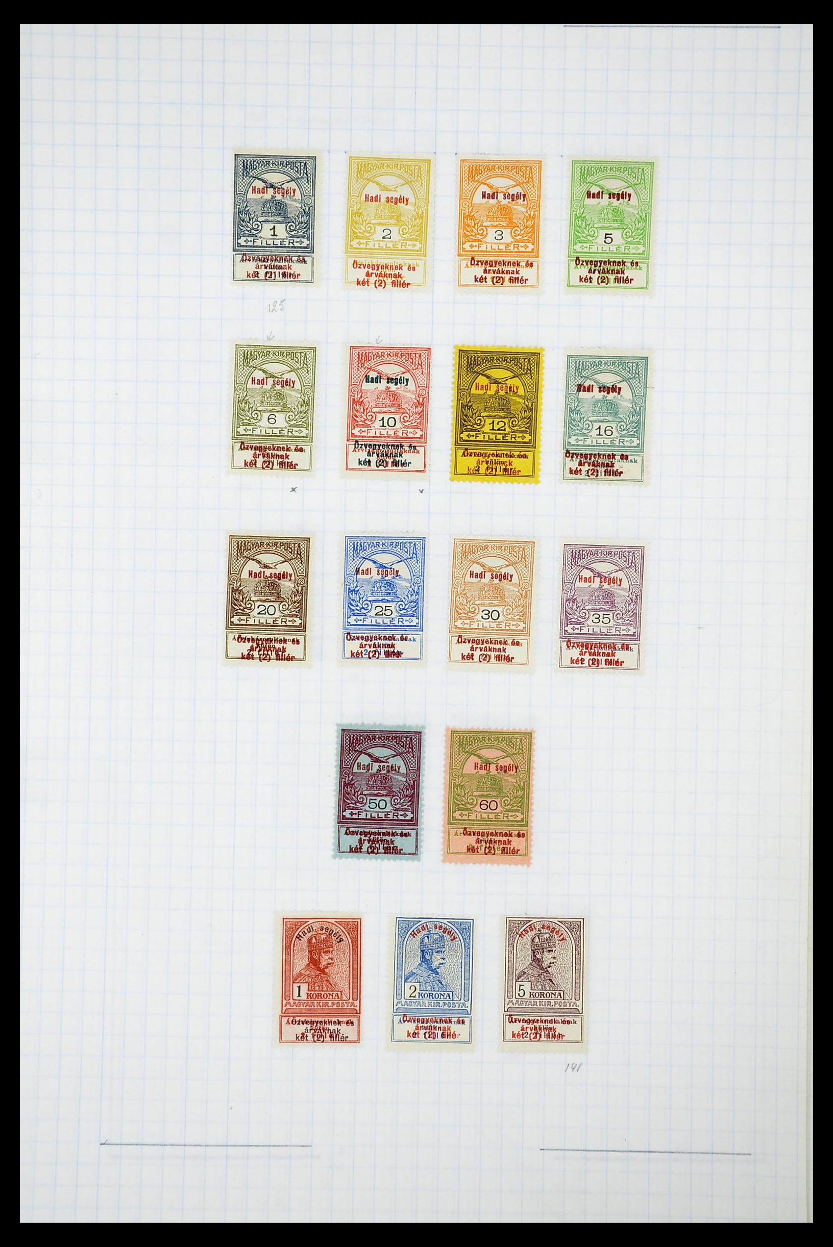 34627 119 - Postzegelverzameling 34627 Hongarije 1871-1950.