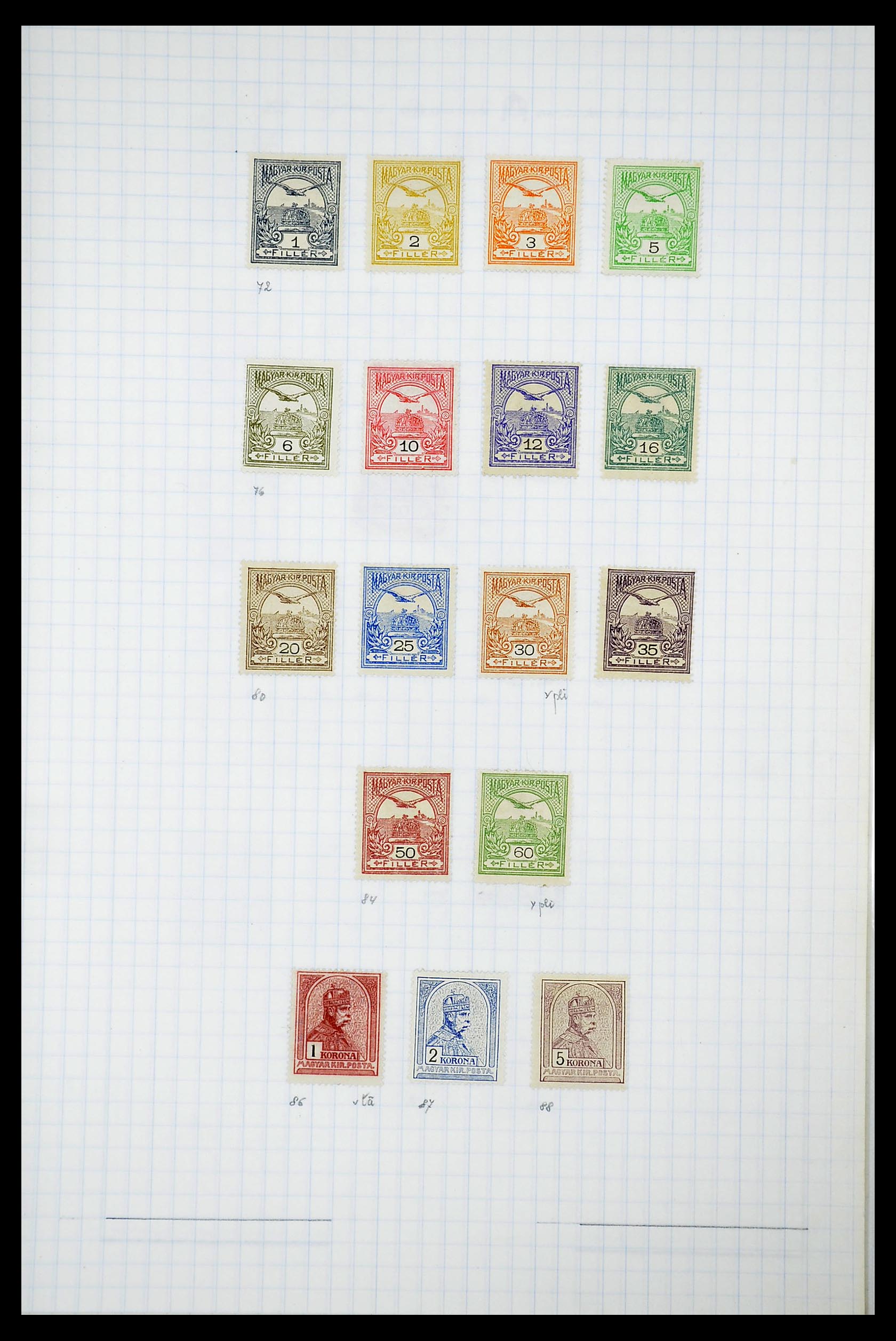 34627 125 - Postzegelverzameling 34627 Hongarije 1871-1950.