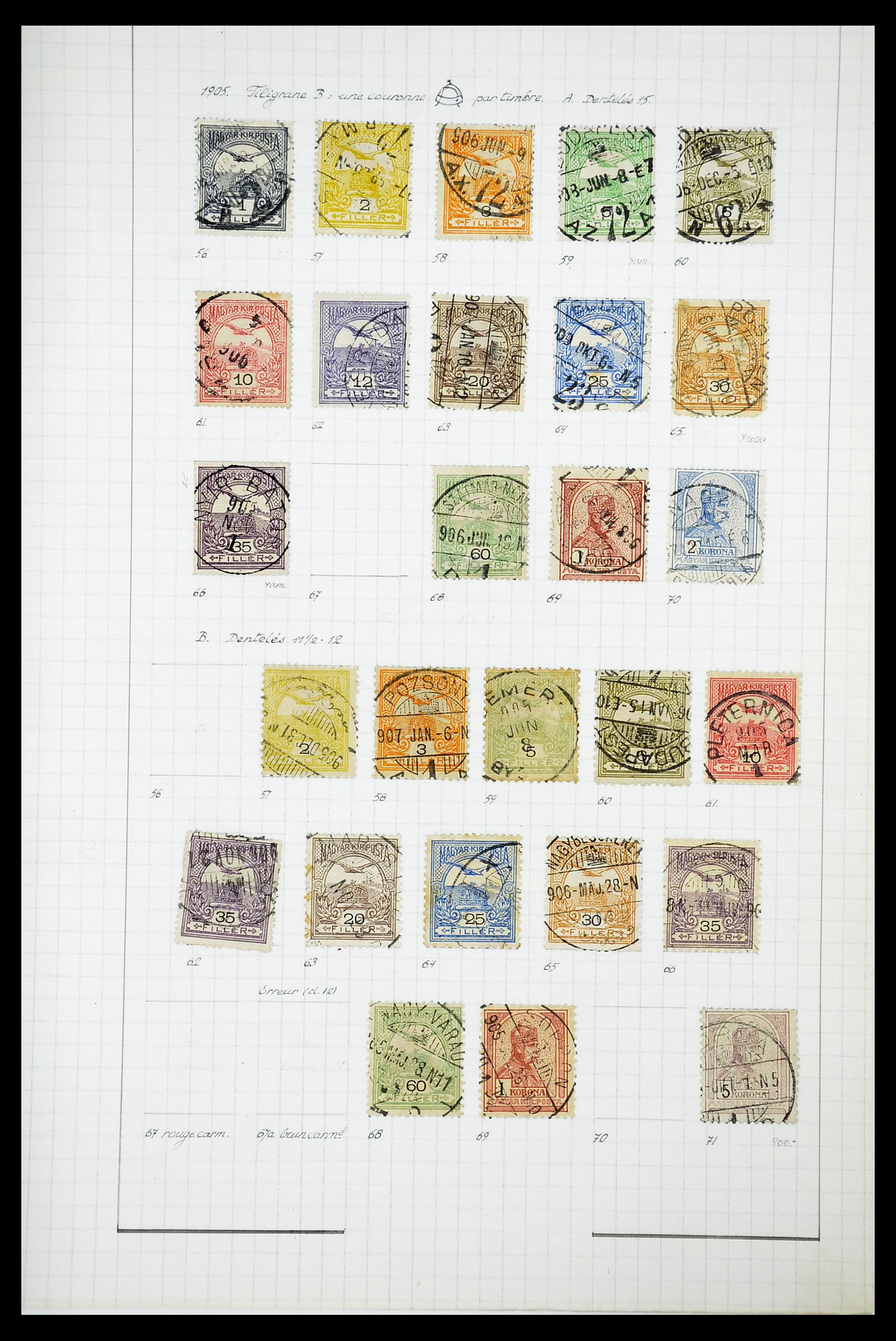 34627 127 - Postzegelverzameling 34627 Hongarije 1871-1950.