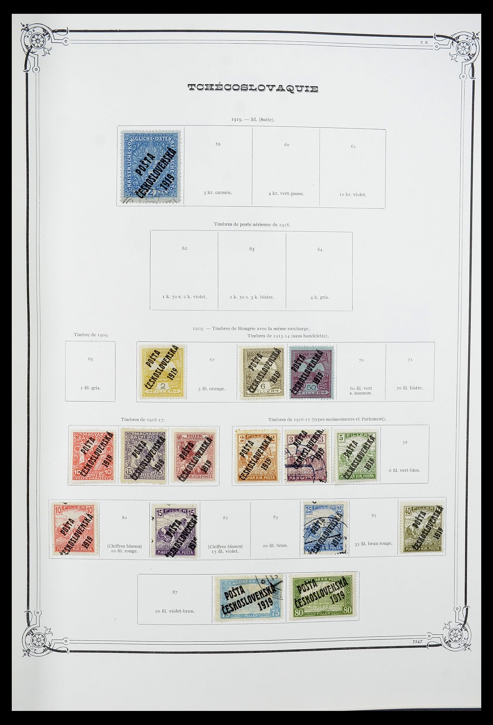 34628 003 - Postzegelverzameling 34628 Tsjechoslowakije 1918-1985.