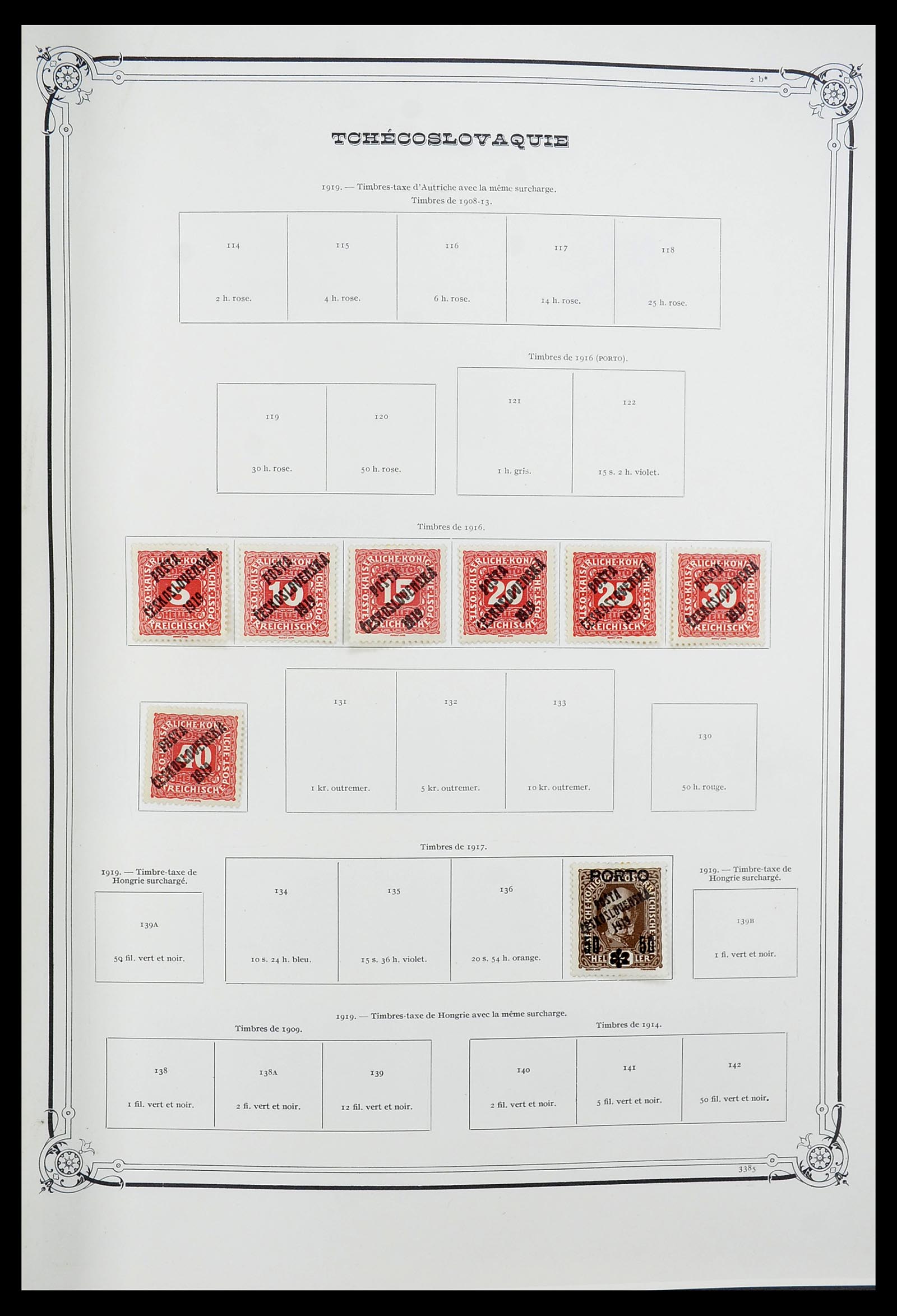 34628 005 - Postzegelverzameling 34628 Tsjechoslowakije 1918-1985.