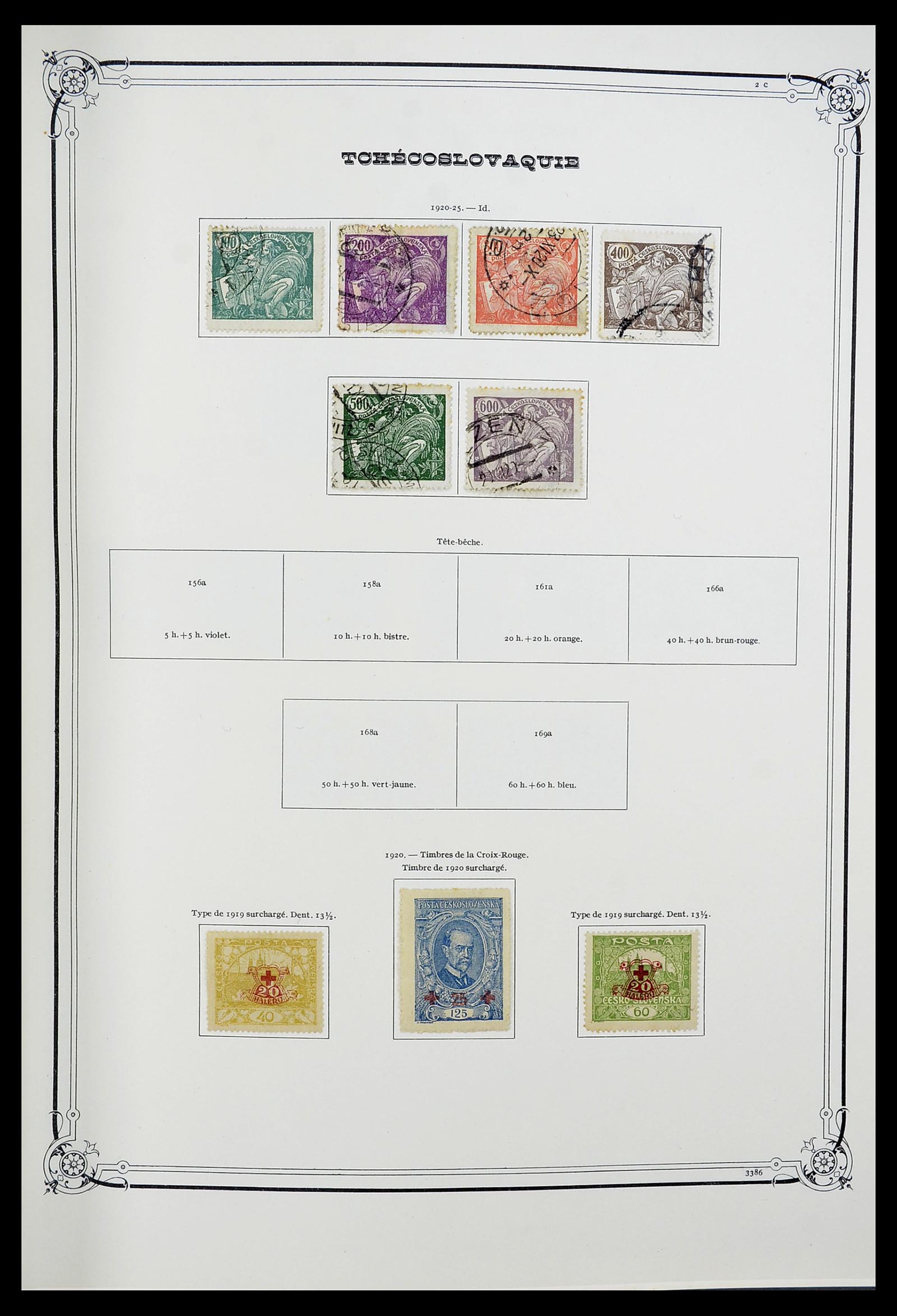 34628 007 - Postzegelverzameling 34628 Tsjechoslowakije 1918-1985.