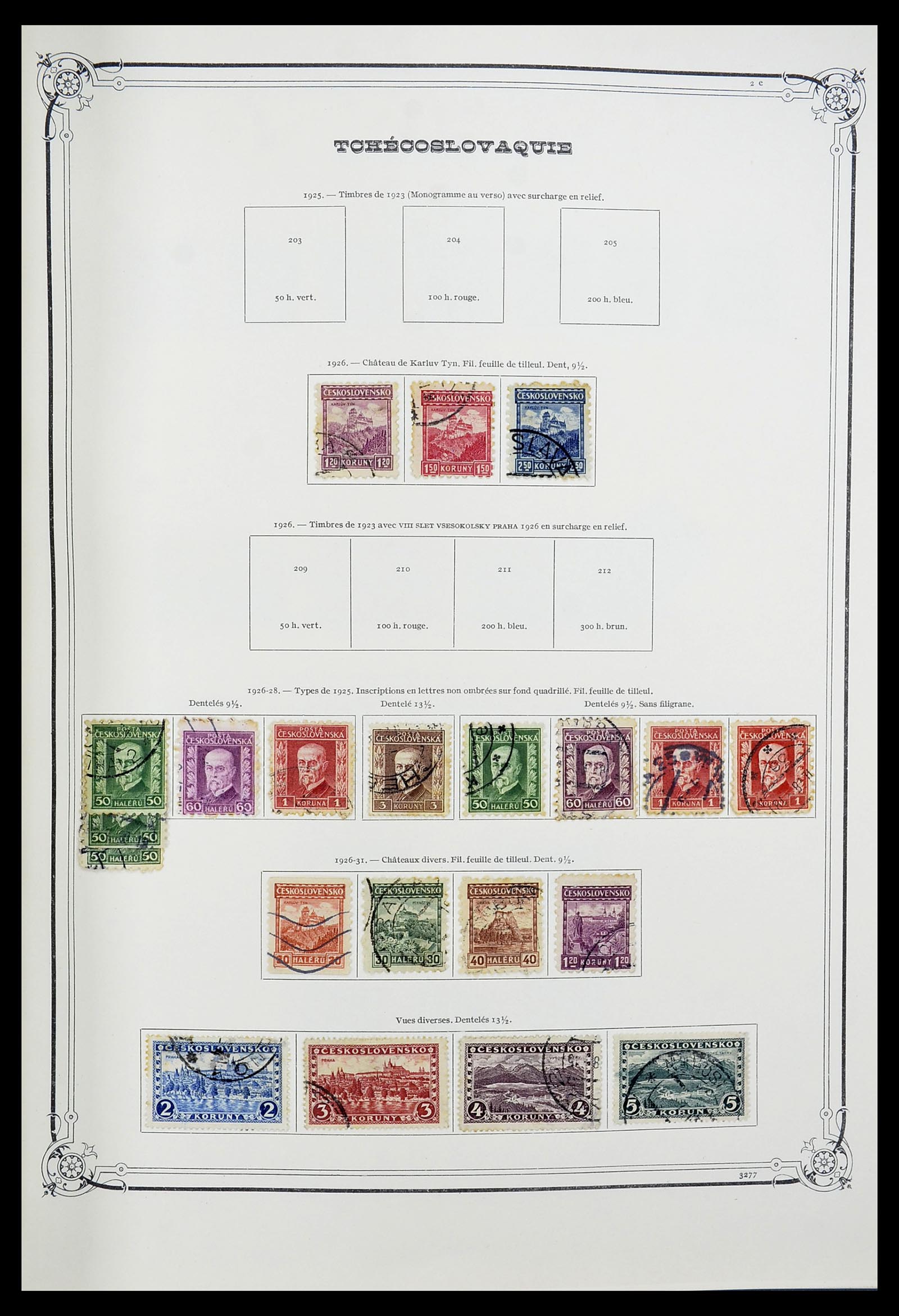 34628 009 - Postzegelverzameling 34628 Tsjechoslowakije 1918-1985.