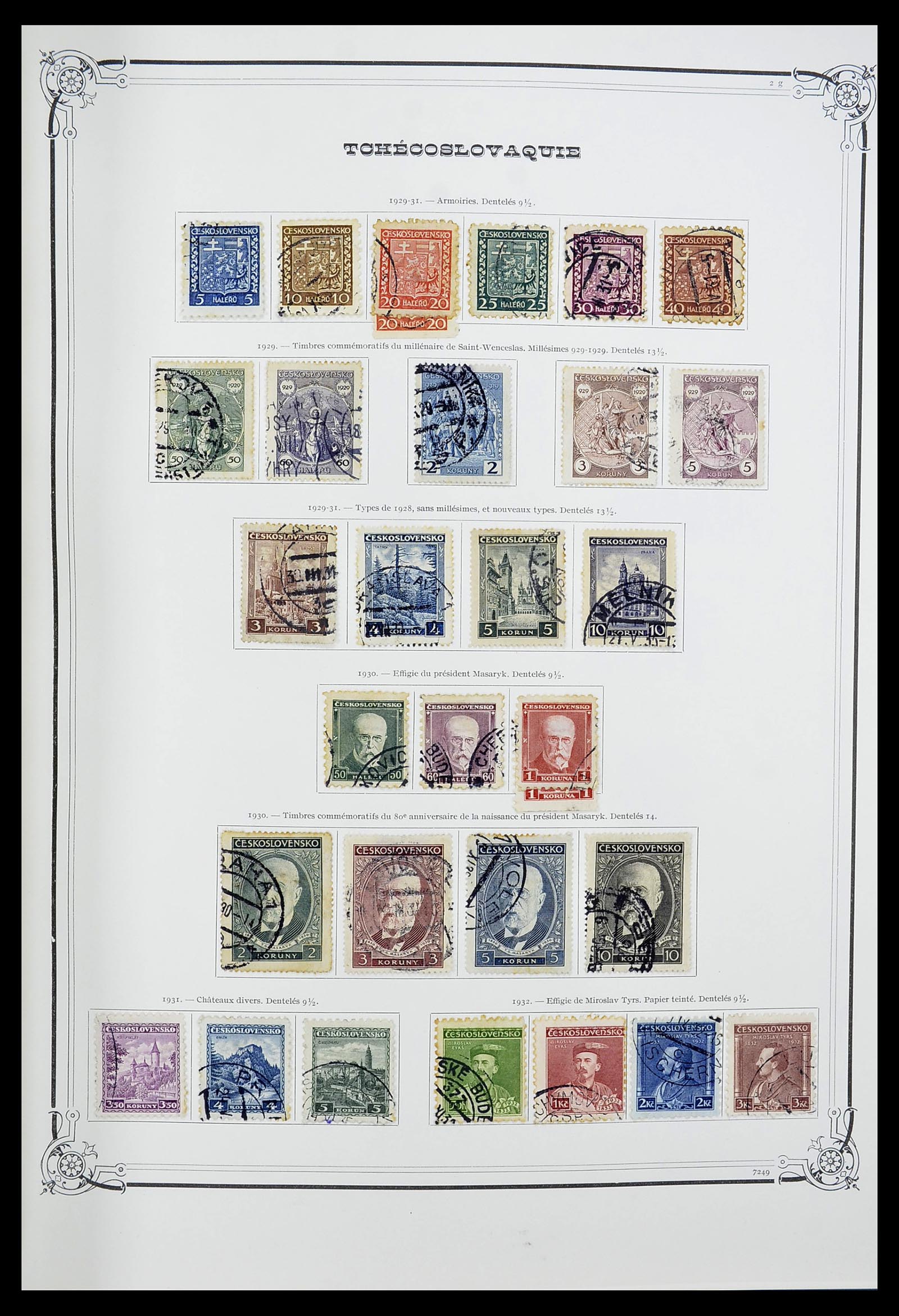 34628 011 - Postzegelverzameling 34628 Tsjechoslowakije 1918-1985.