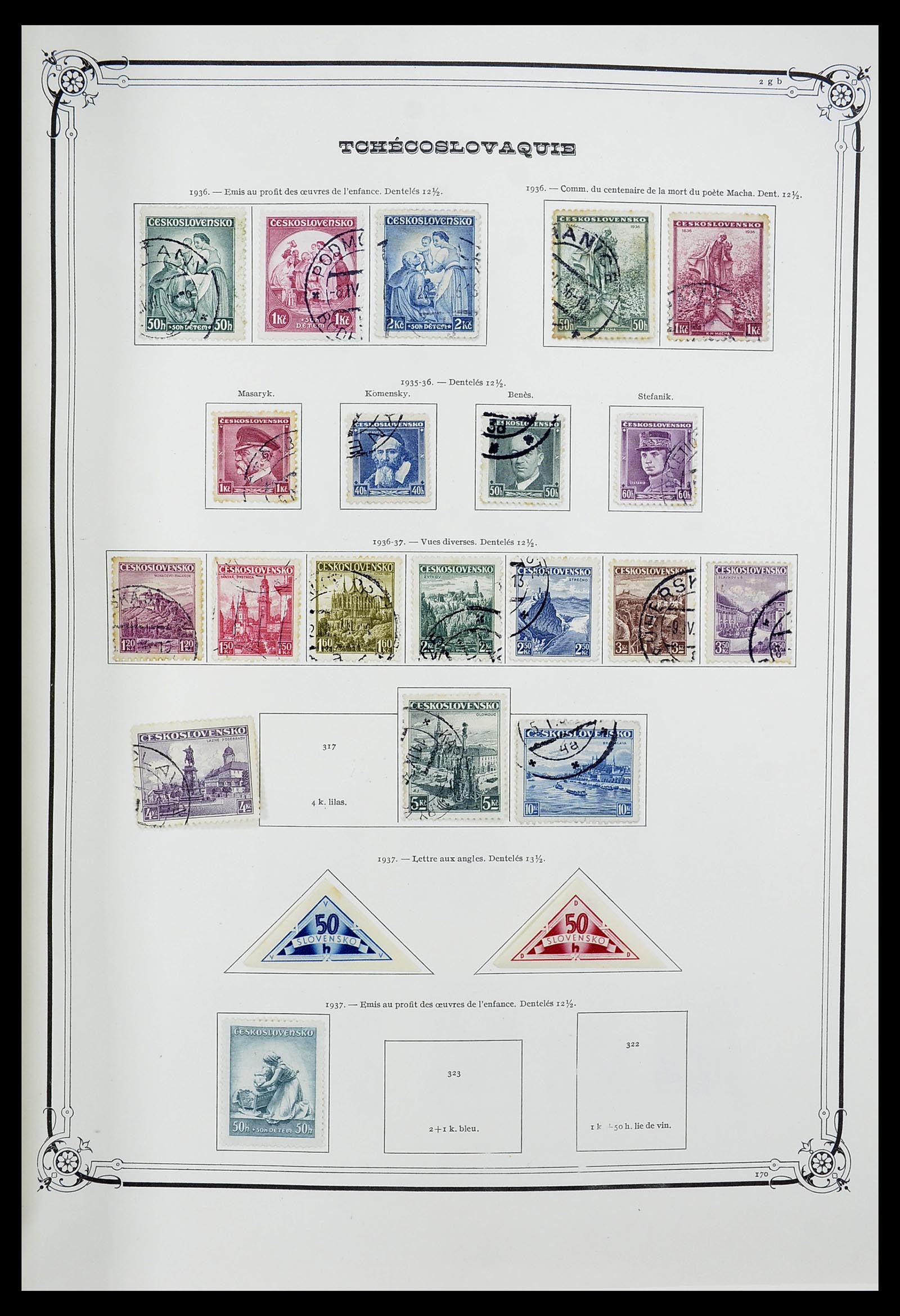 34628 013 - Postzegelverzameling 34628 Tsjechoslowakije 1918-1985.