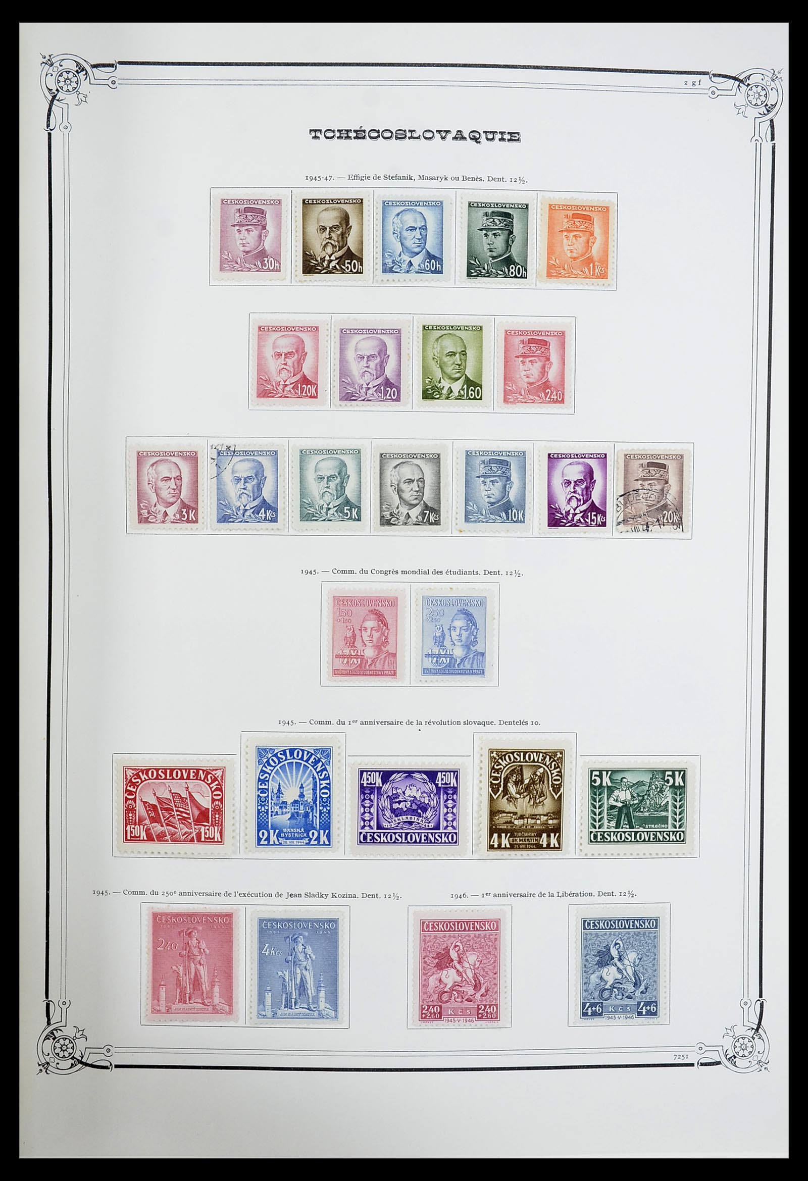 34628 017 - Postzegelverzameling 34628 Tsjechoslowakije 1918-1985.